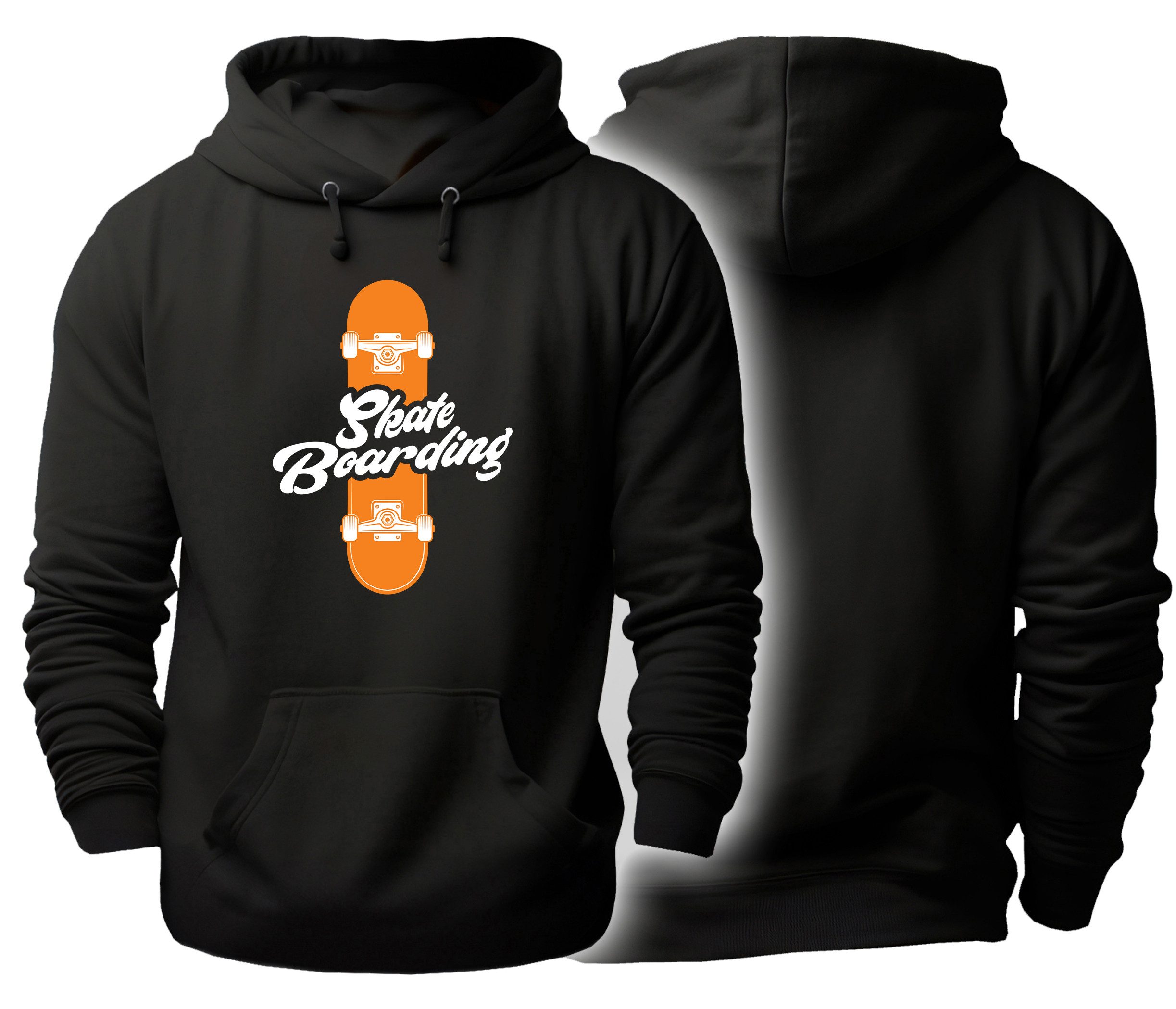 MyDesign24 Hoodie Damen und Herren Kapuzensweater - Skateboard Skater Пуловеры i516