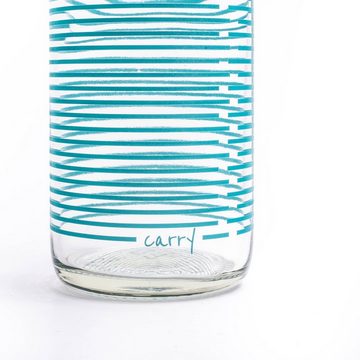 Trinkflasche CARRY 0.7 l SUMMER TWIST GLAS, Regional produziert