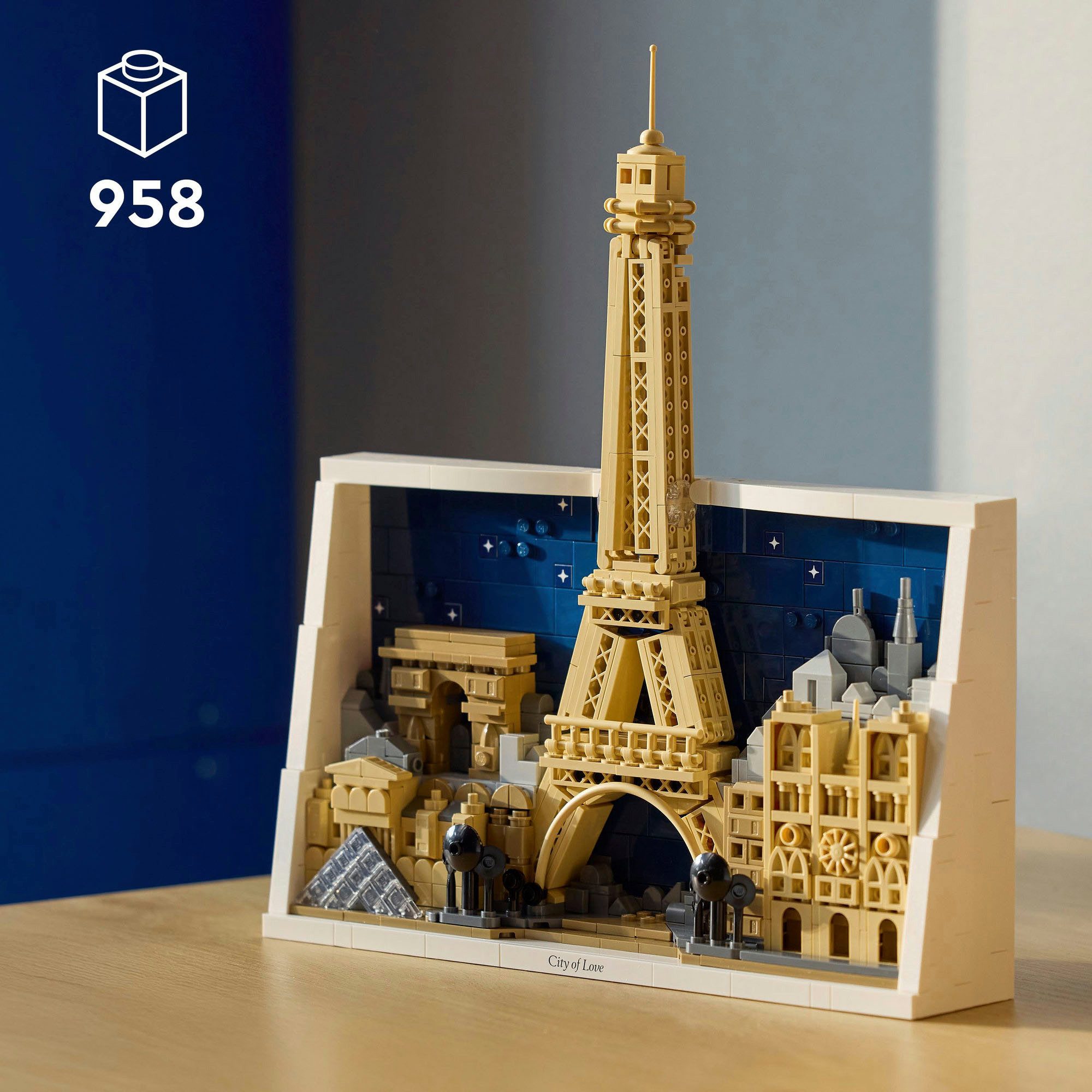 LEGO® Paris – Stadt der Liebe (21064), LEGO Architecture Konstruktionsspielsteine, (958 St), Made in Europe