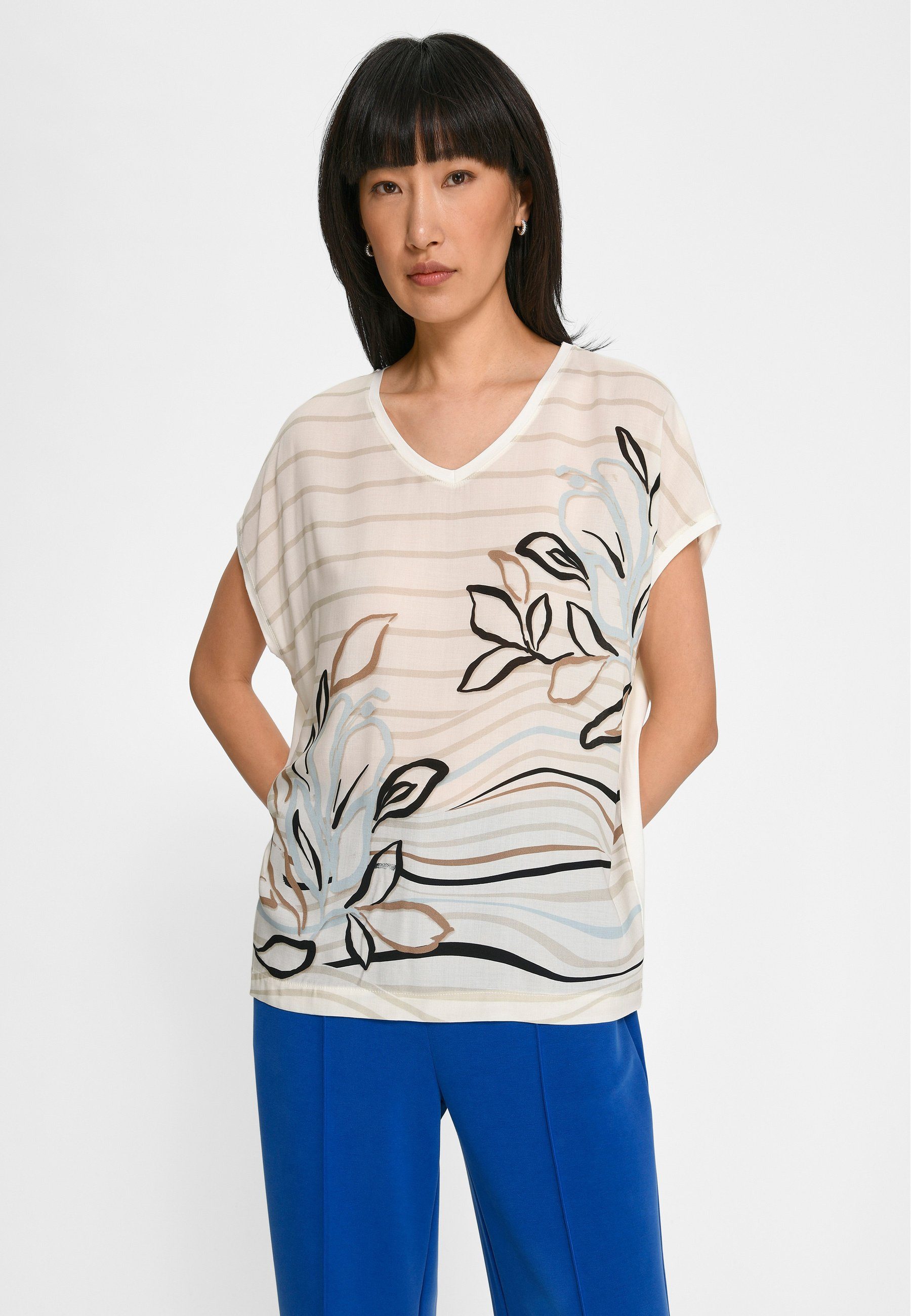 Basler T-Shirt Viscose mit modernem Design