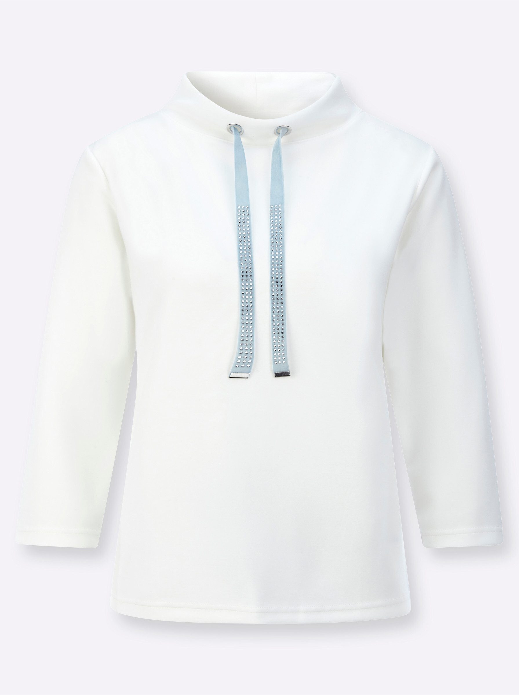 Sweater Modal-Mix-Sweatshirt 3/4-Arm