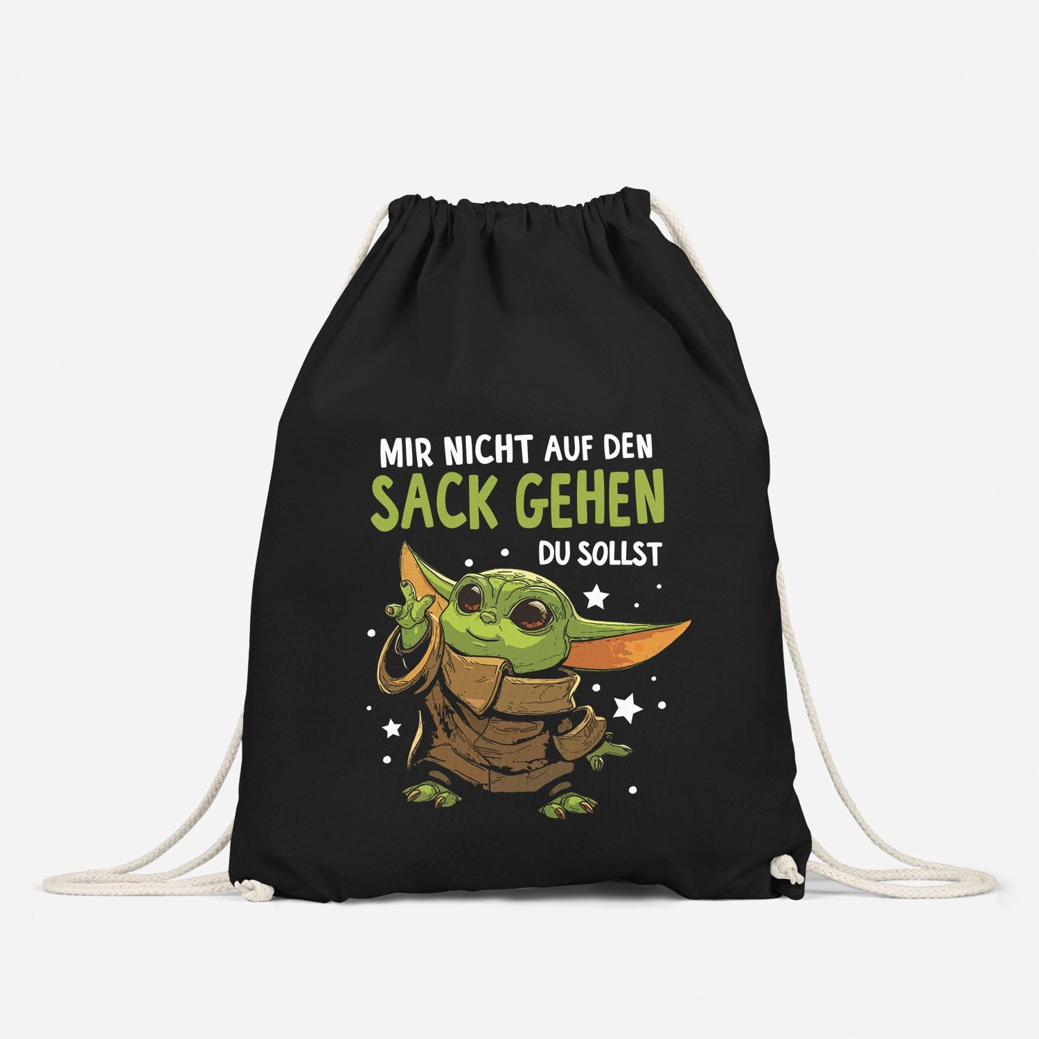 MoonWorks Turnbeutel Turnbeutel Spruch lustig Baby Mir nicht auf den Sack gehen du sollst