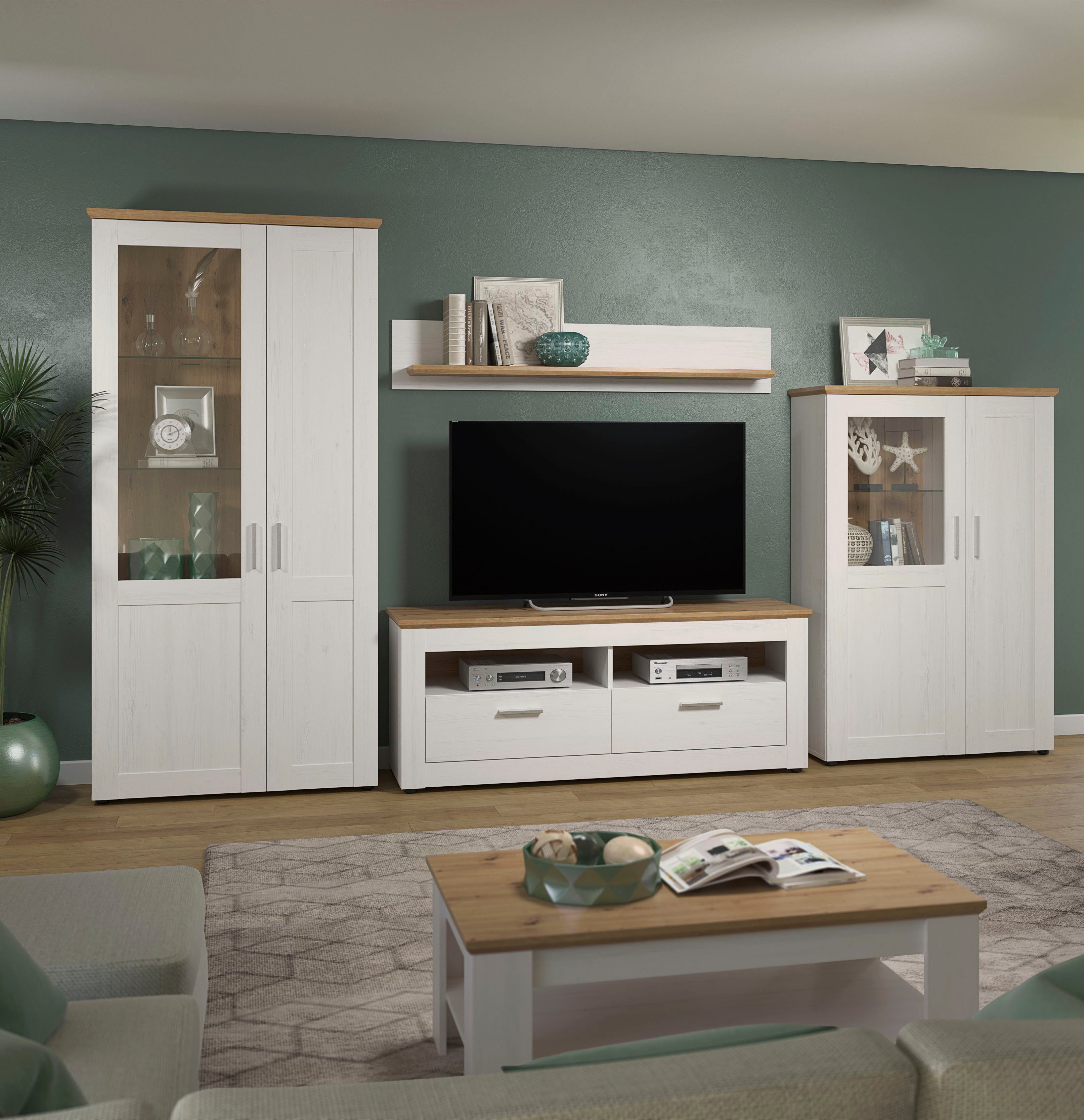 Home affaire Wohnwand Nybro, (Set, 4-St) günstig online kaufen