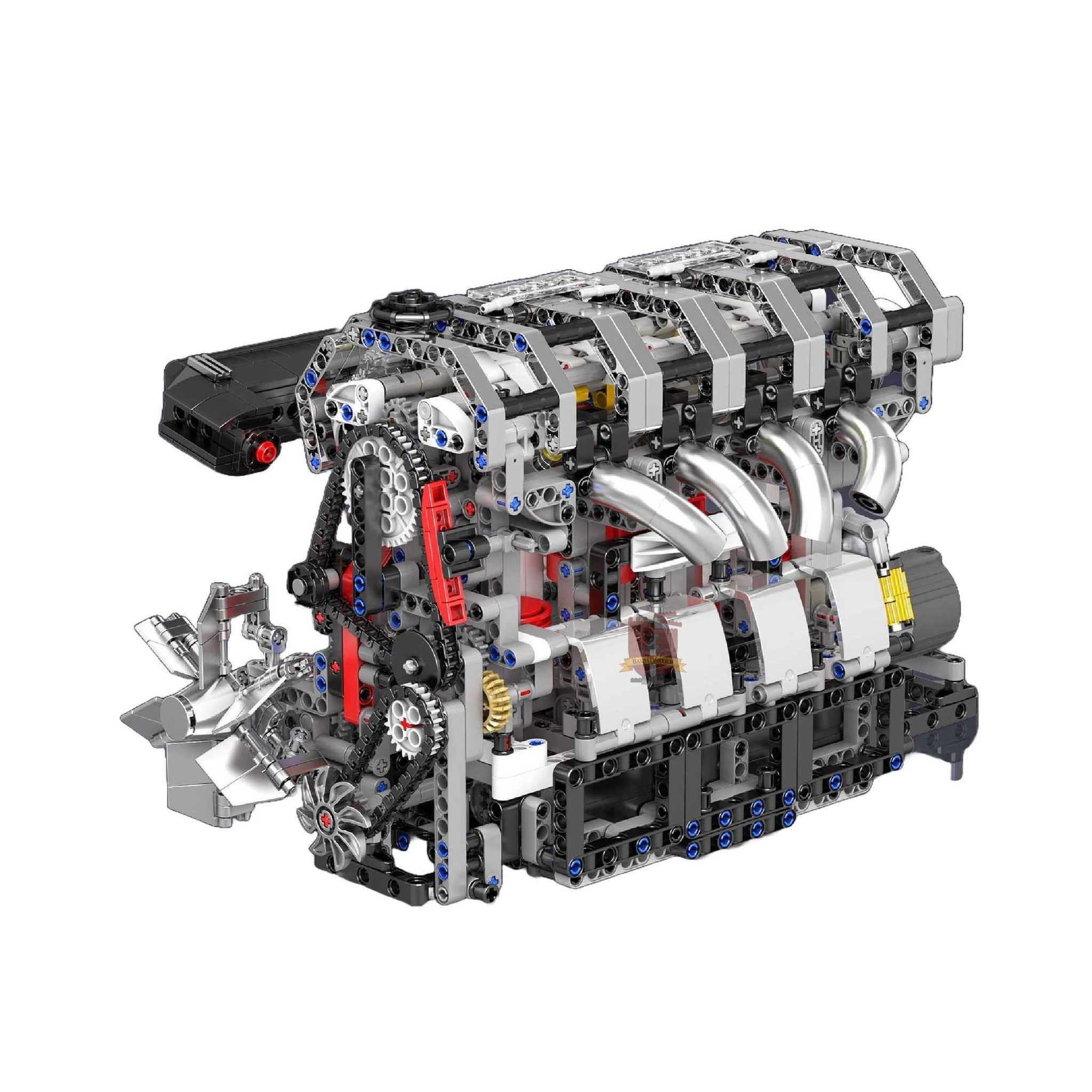 Mould King 10087E - Vierzylinder-Benzinmotor (Mould King) Spielbausteine, (1787 St)