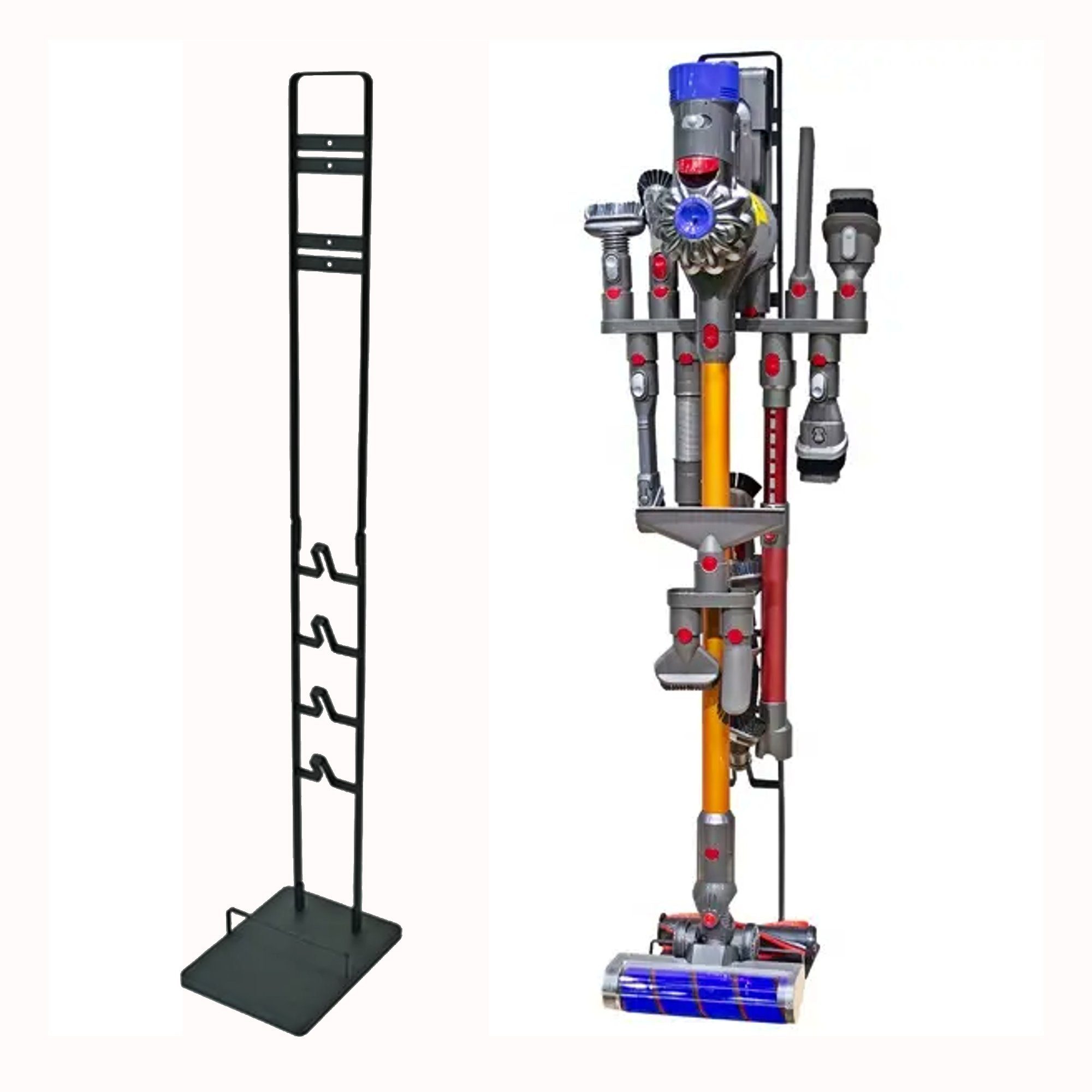 Maxorado Standhalterung Ständer für Dyson Staubsauger V15 V12 V11 V10 V8 V7 V6 Halterung Stand, (1-tlg., Kratz- und rutschsichere Pads)