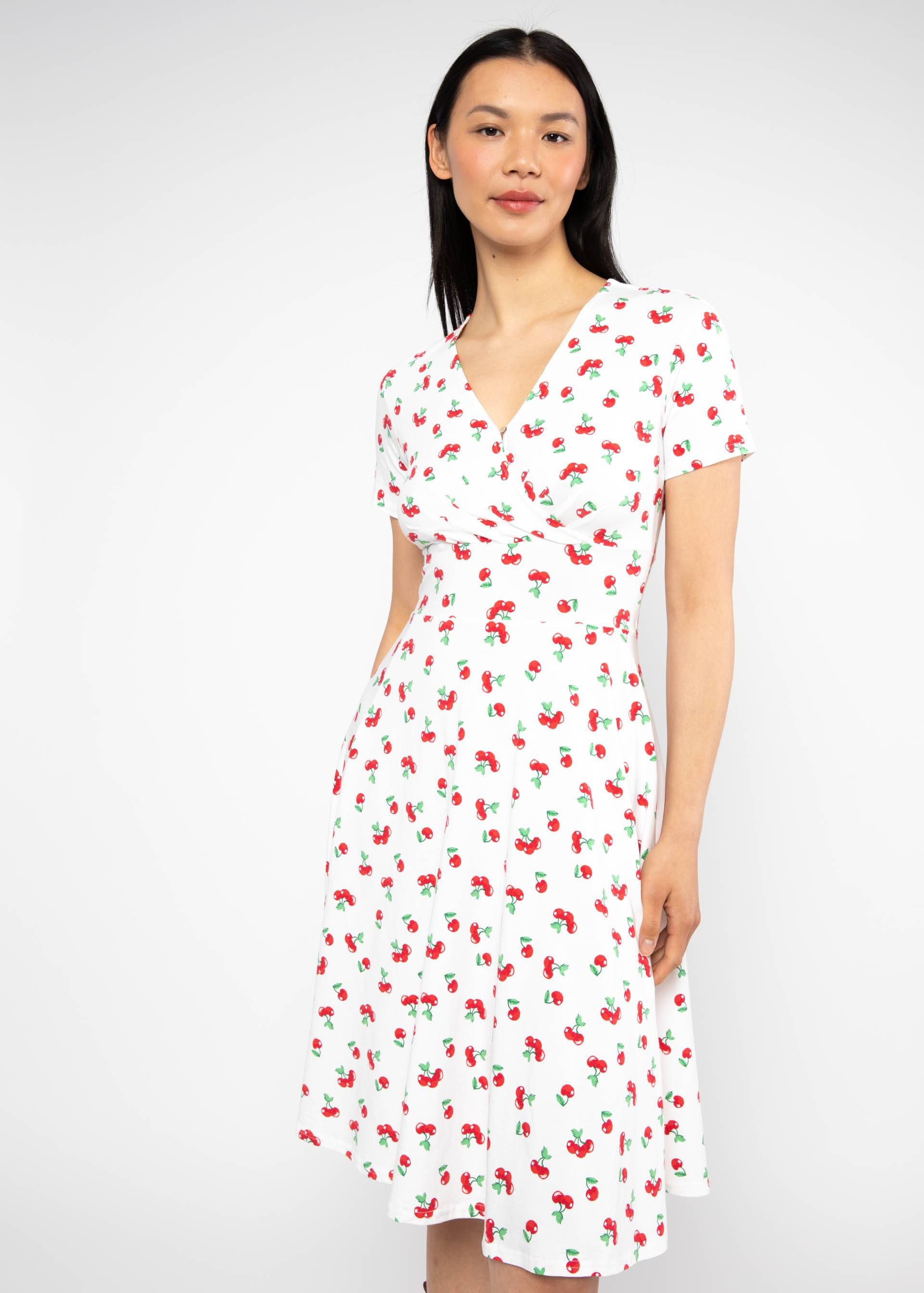 Blutsgeschwister Sommerkleid Shalala Tralala Spring - Sommerkleid - Jerseykleid - weißes Kleid