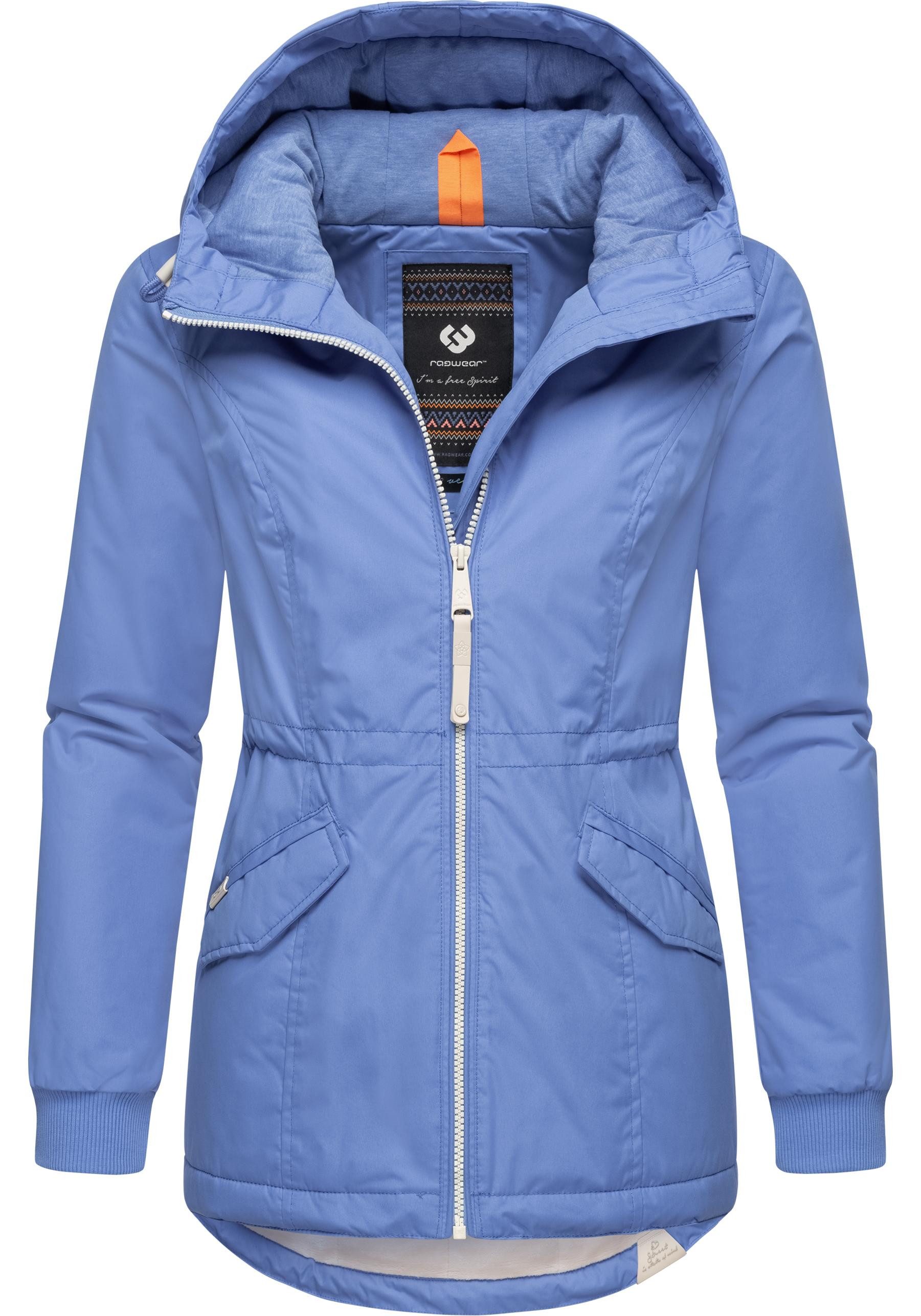 Ragwear Winterjacke Dowey Warm (1-St) Wasserdichte weiche Damen Jacke für den Winter