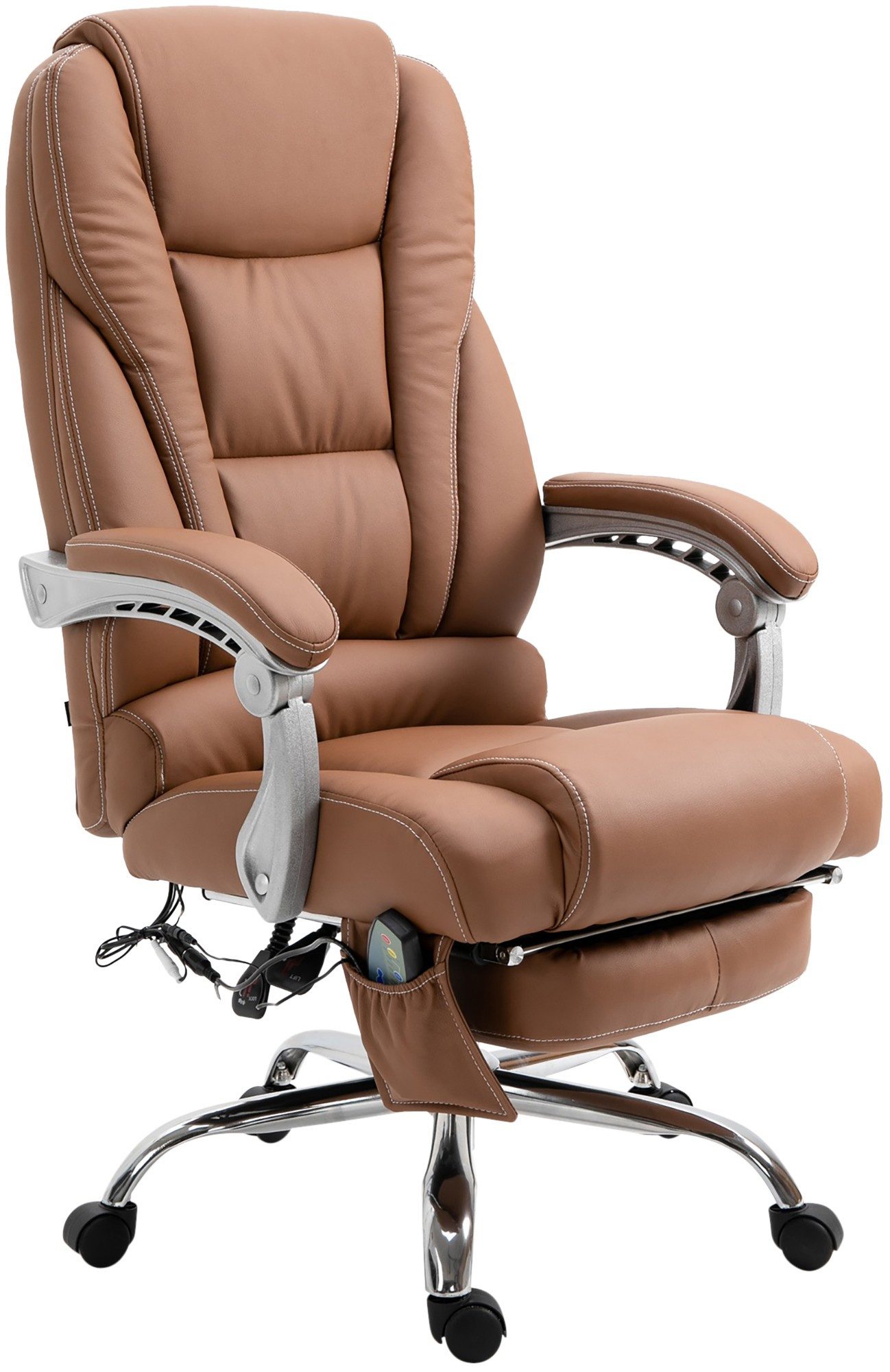 CLP Schreibtischstuhl Pacific V2 Kunstleder, Massagefunktion,drehbar günstig online kaufen