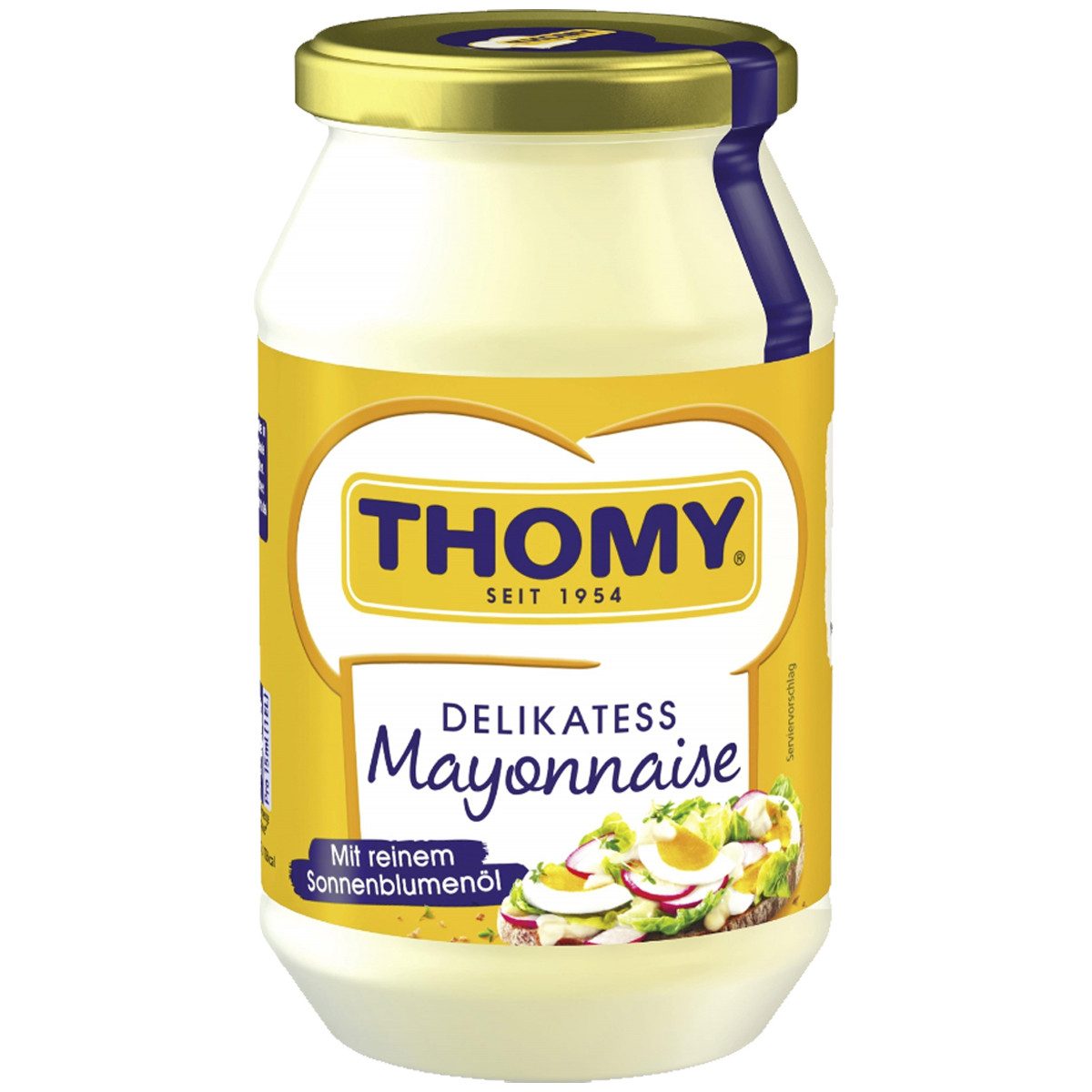THOMY Saucen, Thomy Delikatess Mayonnaise cremig würzig im Geschmack 500ml