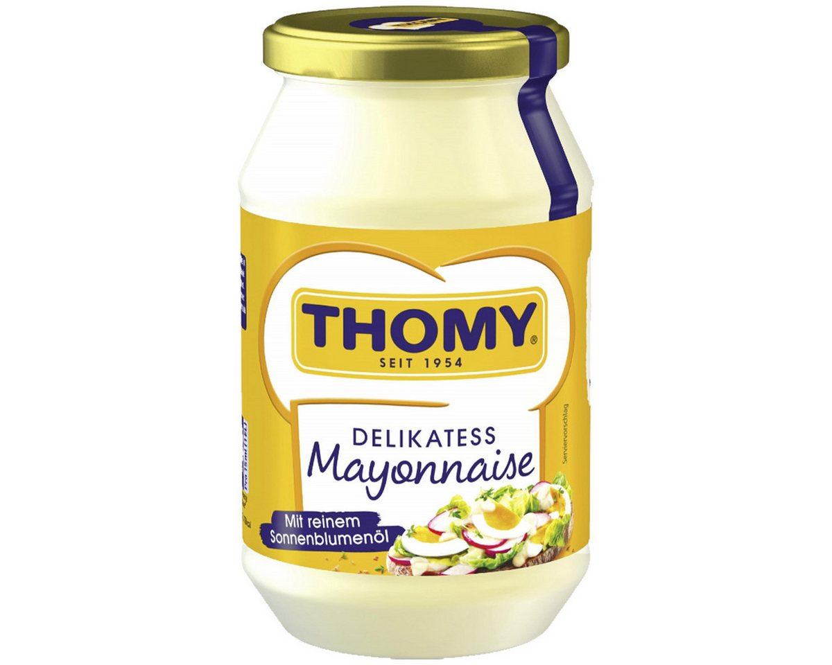 THOMY Saucen, Thomy Delikatess Mayonnaise cremig würzig im Geschmack 250ml
