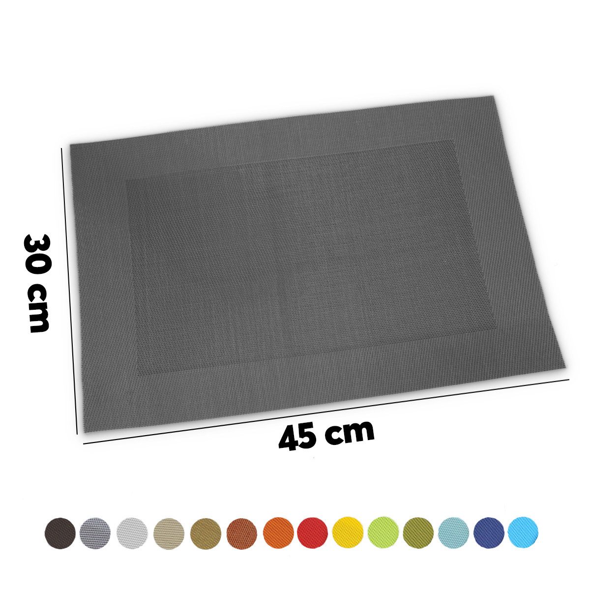 matches21 HOME & HOBBY Platzset Tischsets BORDA 12er Set Pastell-grün als T günstig online kaufen