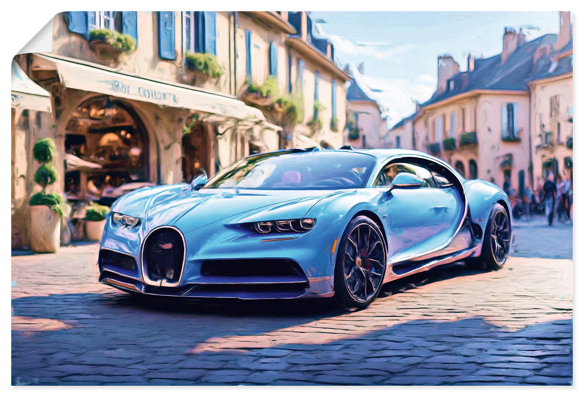 Artland Wandbild Chiron, Auto (1 St), als Alubild, Leinwandbild, Poster, Wandaufkleber in verschied. Größen