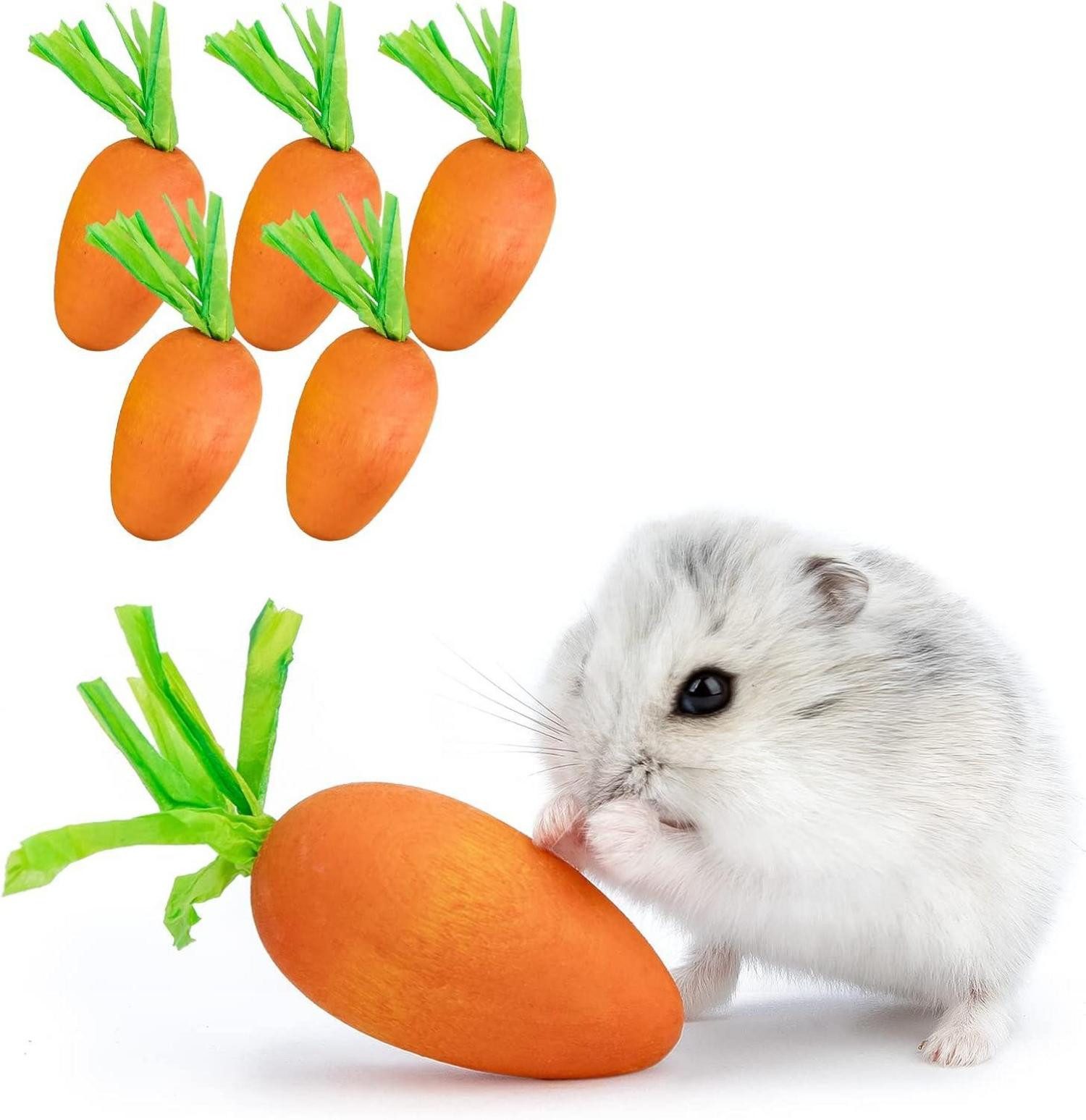 Kleintierkäfig Kleintier-Kaukarotten für Hamster, Mäuse, Rennmäuse