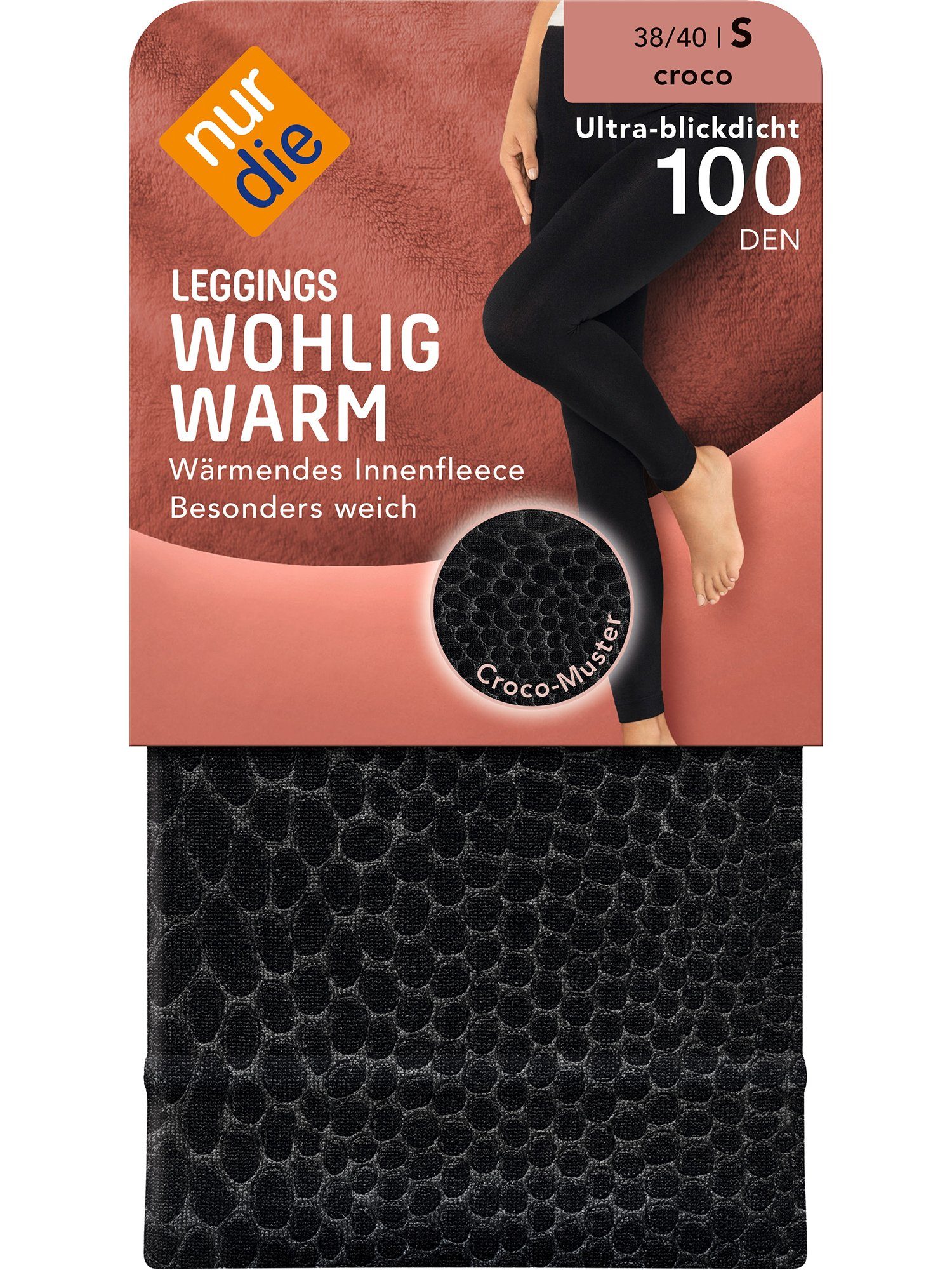 Nur Die Leggings Wohlig-Warm croco