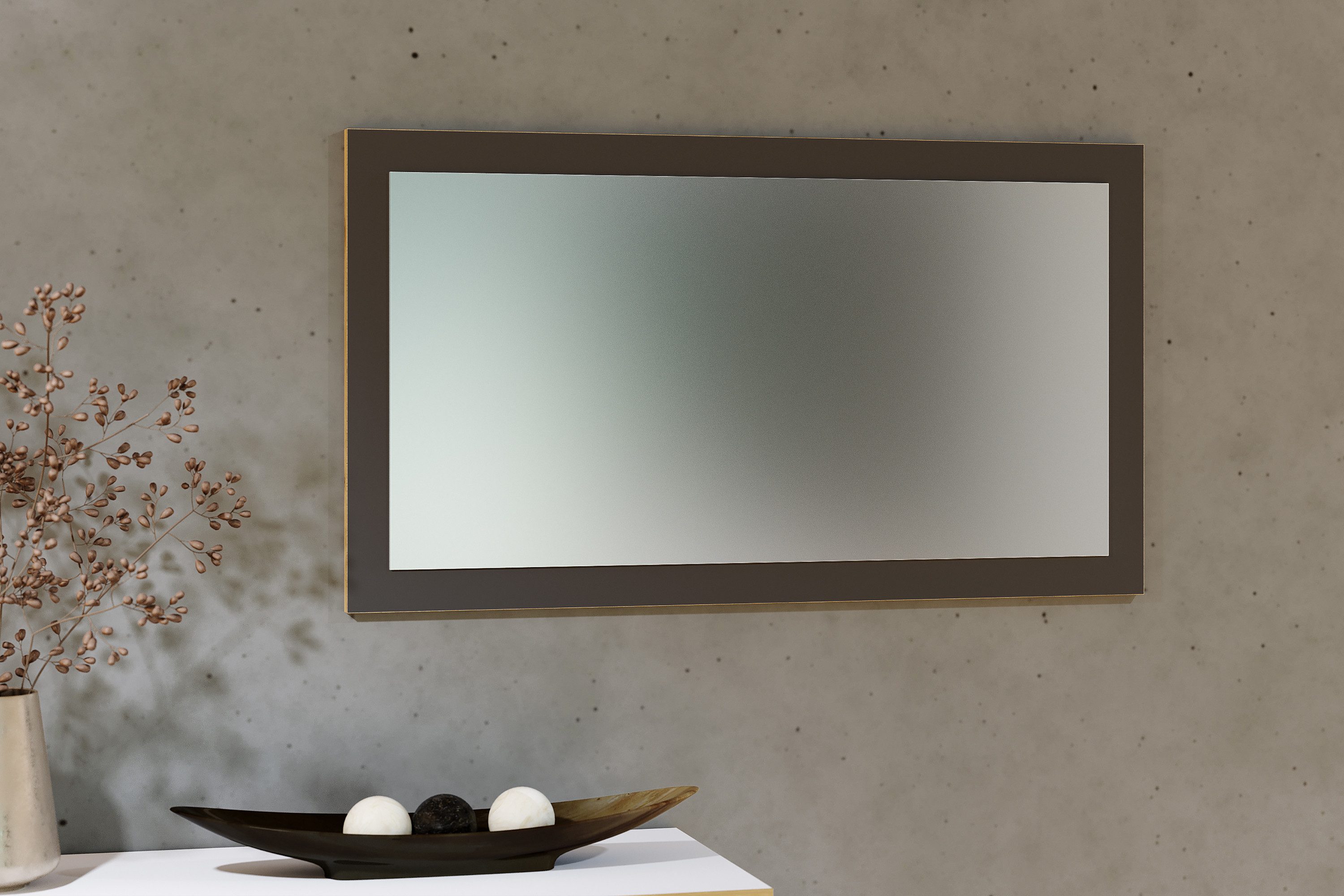 VCM Garderobenschrank Holz Wandspiegel Spiegel Bad Diele Flur Salia günstig online kaufen