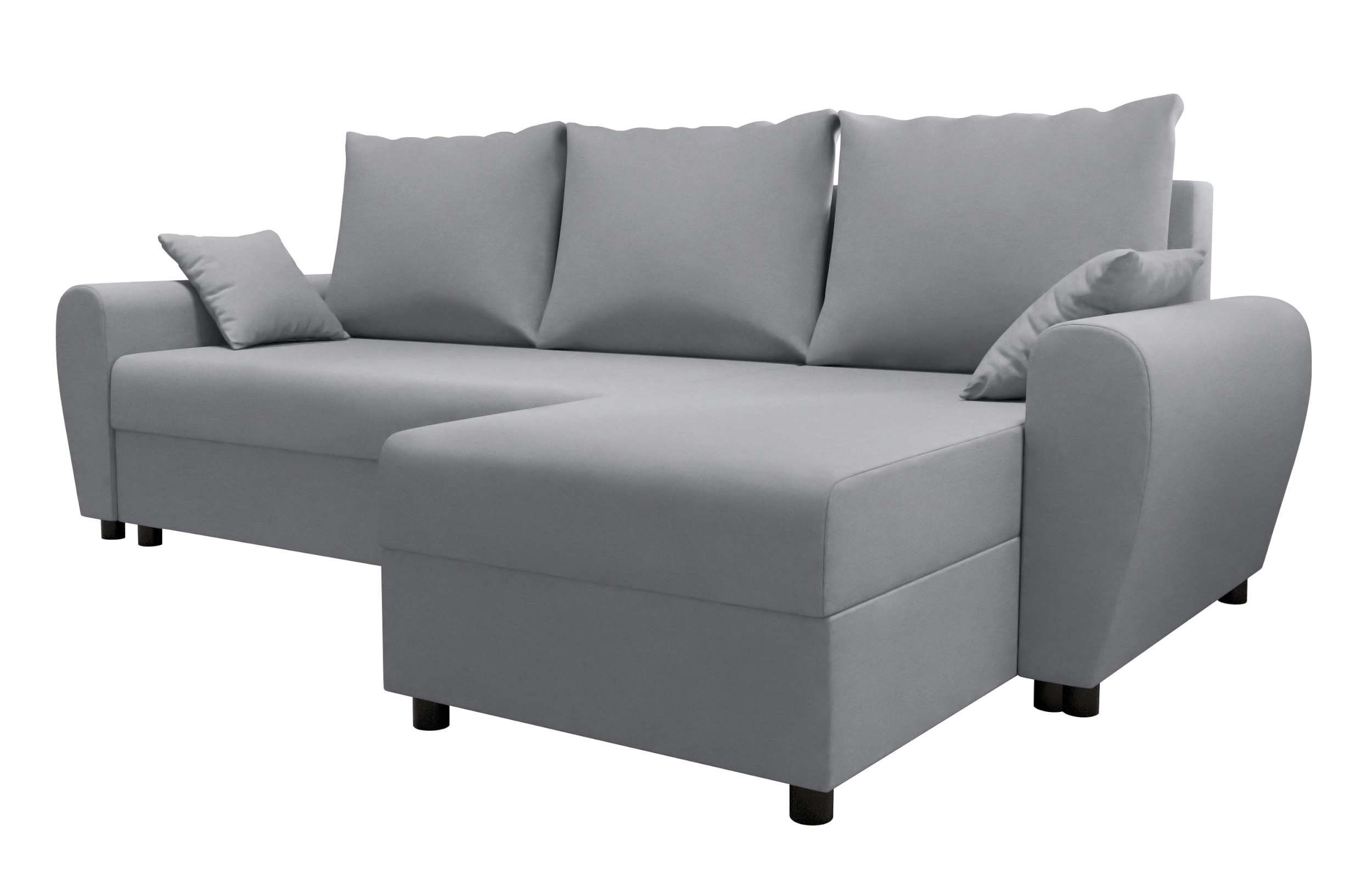 Eckcouch, Stylefy Melina, Bettfunktion, Modern Design mit L-Form, Bettkasten, Sitzkomfort, mit Ecksofa Sofa,