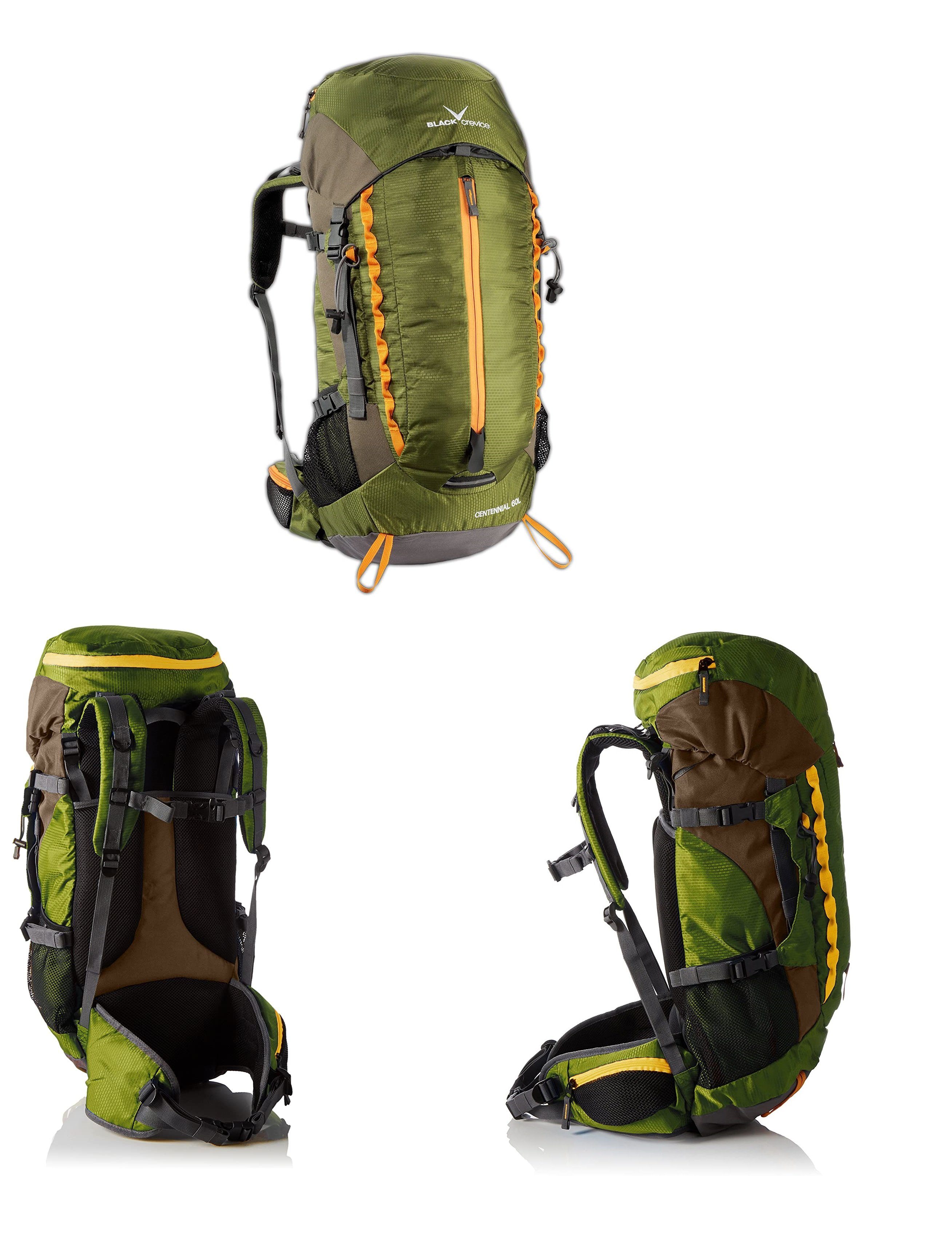 Freizeitrucksack Black Crevice Erwachsene Rucksack schwarz 32x20x70cm 60L Farbe: grün