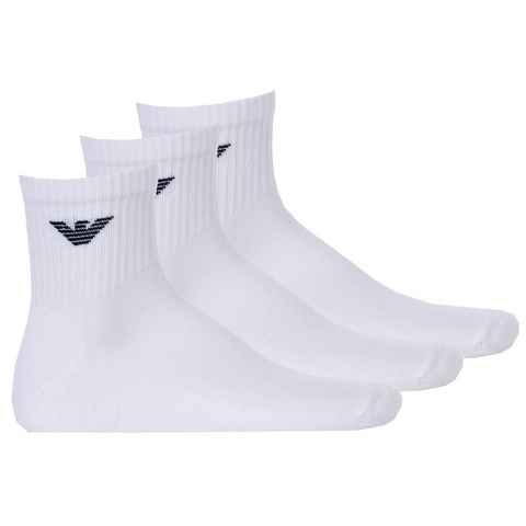 Emporio Armani Sportsocken Herren Socken, 3er Pack - Sporty Short Socks
