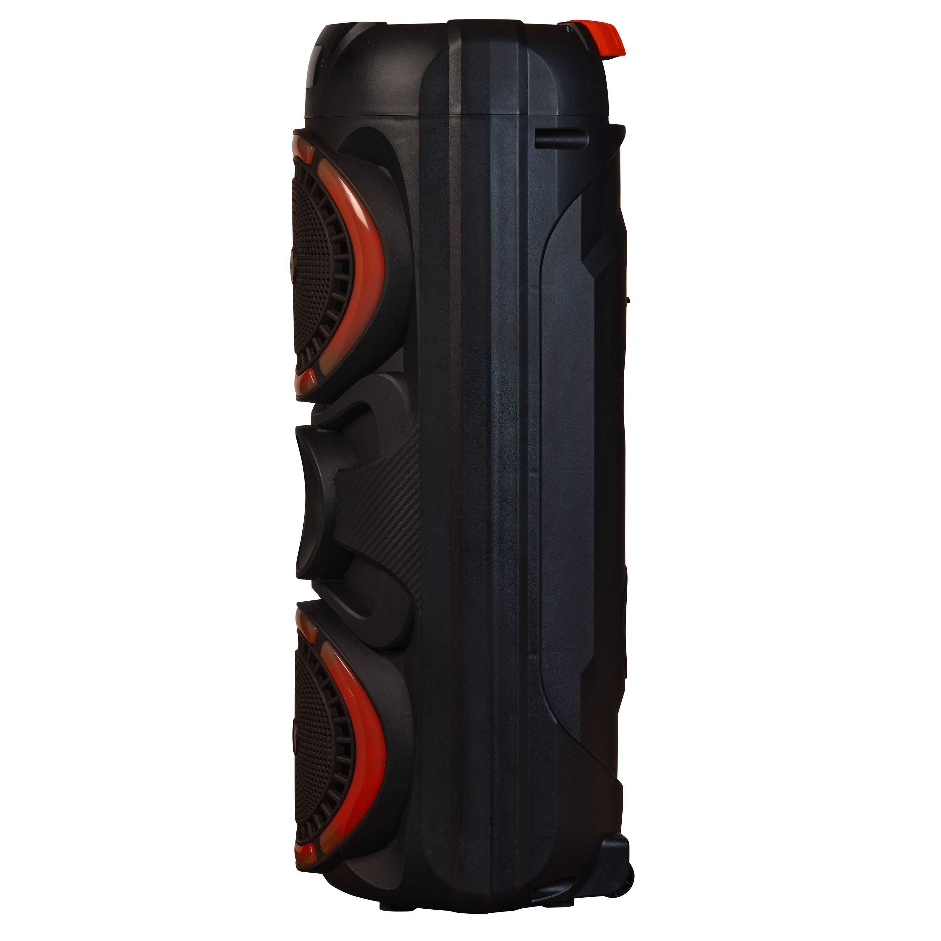 Denver BPS-459 Party-Lautsprecher (Bluetooth, 400 W, 2×8" Woofer, Karaoke mit drahtlosem Mikrofon, TWS, Fernbedienung)