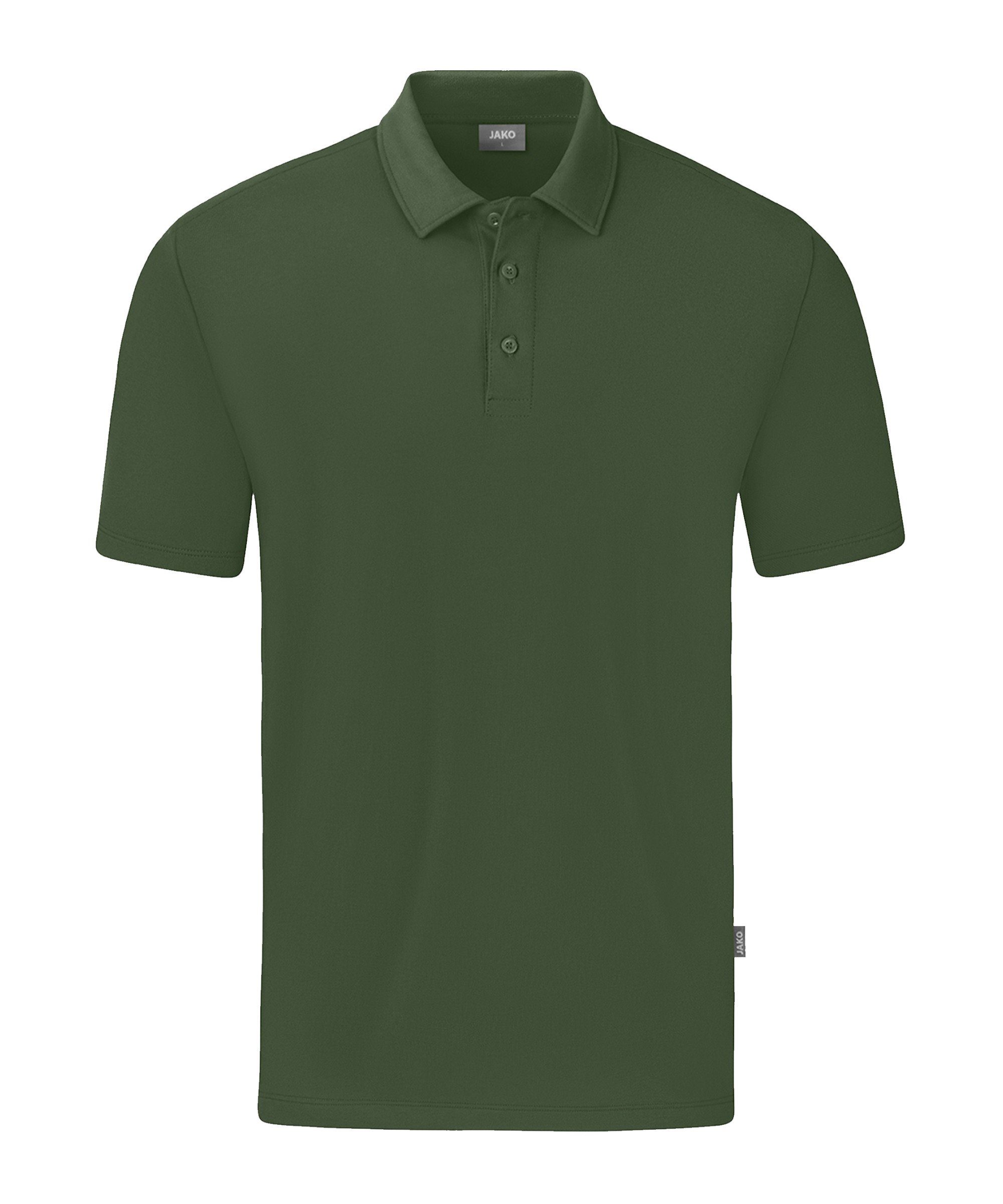 Jako T-Shirt Organic Stretch Polo Shirt default gruen