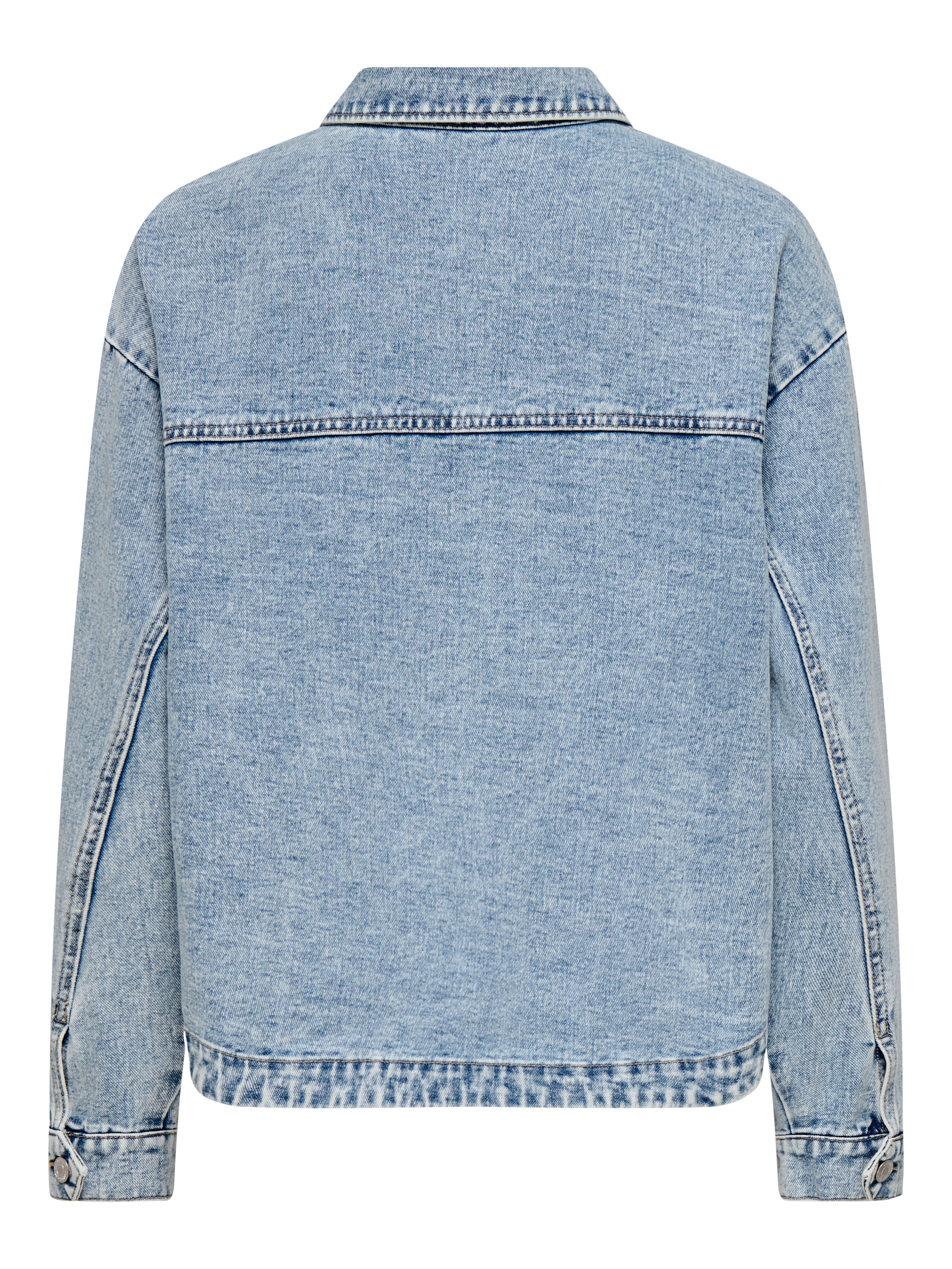 ONLY Jeansjacke ONLLARA LS DNM SHACKET GUA NOOS Baumwollmischung