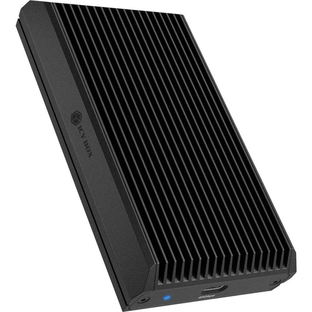 ICY BOX Festplatten-Gehäuse IB-1920M-C42 M.2 SSD-Gehäuse USB-C® (USB4) 40 GBit/s M.2 PCIe NVMe, UASP Unterstützung