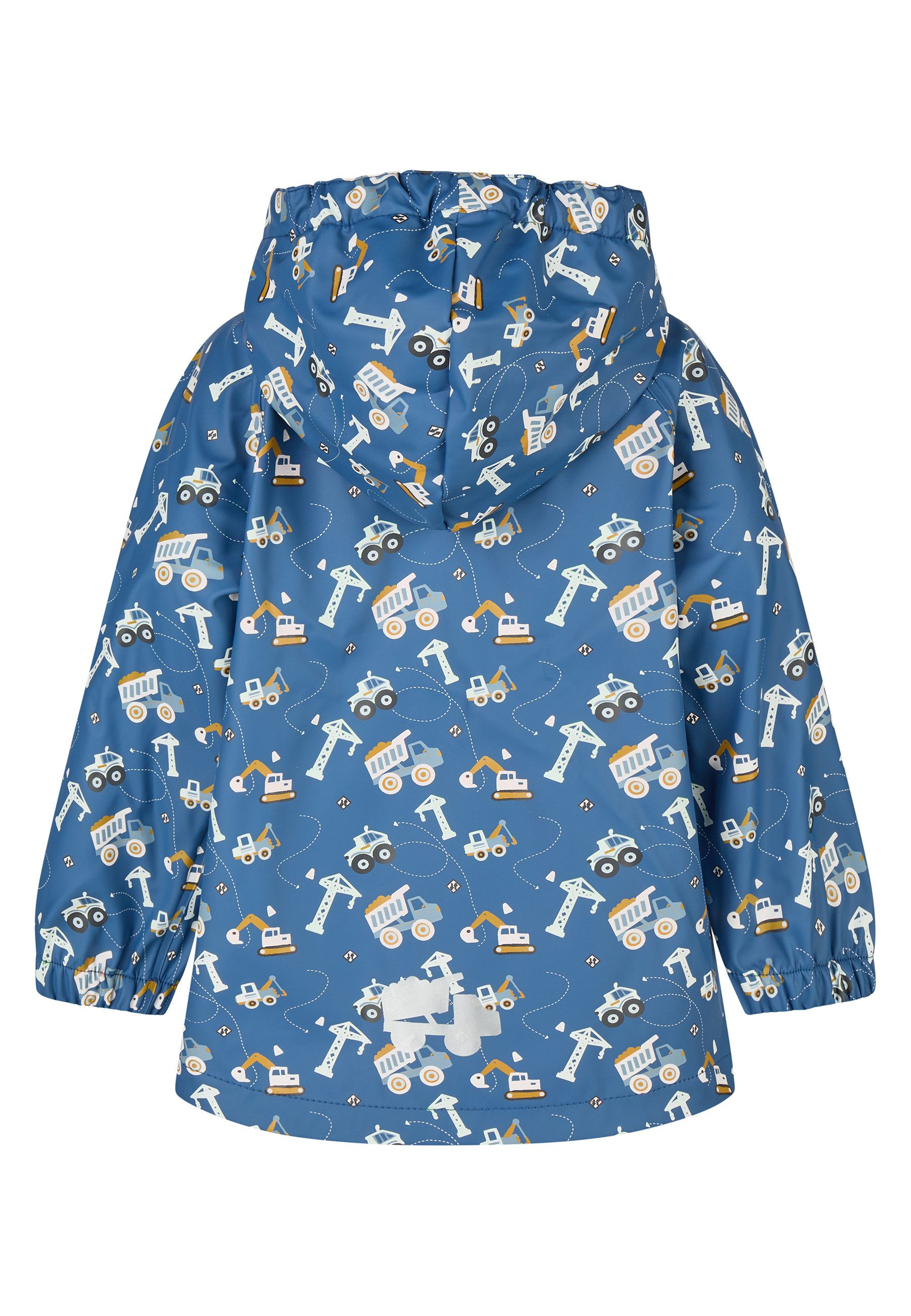 Sterntaler® Regenjacke Farbwechsel Regenjacke Baustelle (1-St) Wasserdichte Regenjacke mit Farbwechsel und Reflexdetails