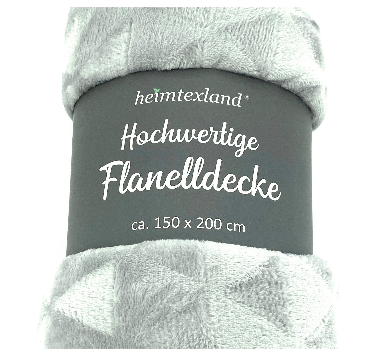 Wohndecke Soft Flanell Kuscheldecke Triangel Raute Sofadecke, heimtexland, günstig online kaufen