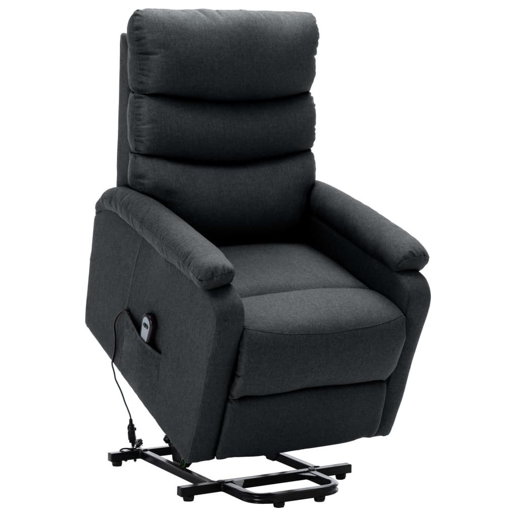 vidaXL Sessel Aufstehsessel Dunkelgrau Stoff (1-St) günstig online kaufen