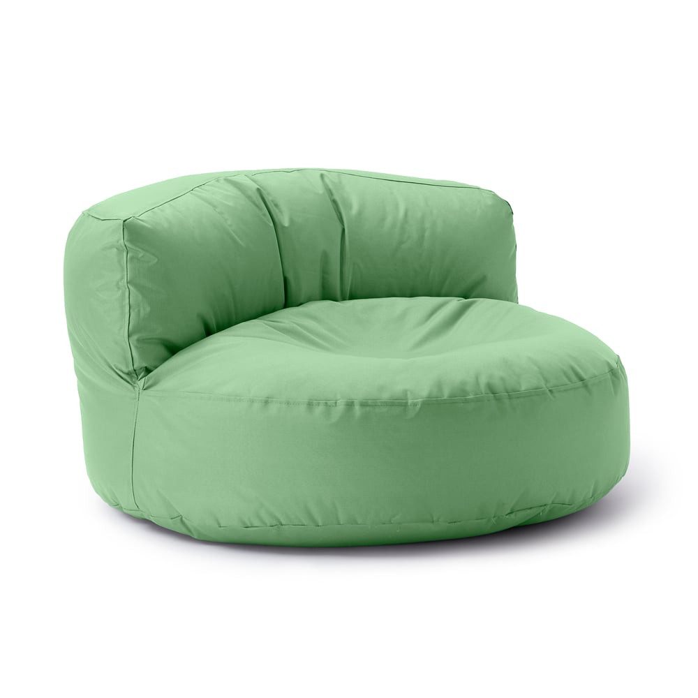 Lumaland Sitzsack Sitzsack Round Sofa Sitzkissen Bean Bag Couch Lounge, inkl. Rückenlehne In-& Outdoor 90x90x50cm