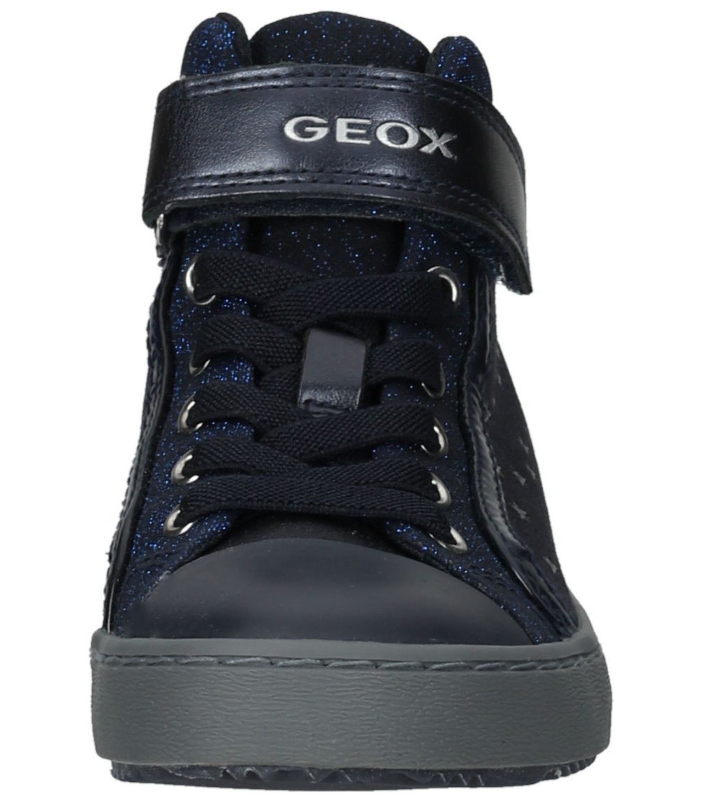 Geox Sneaker Lederimitat Sneaker Blau