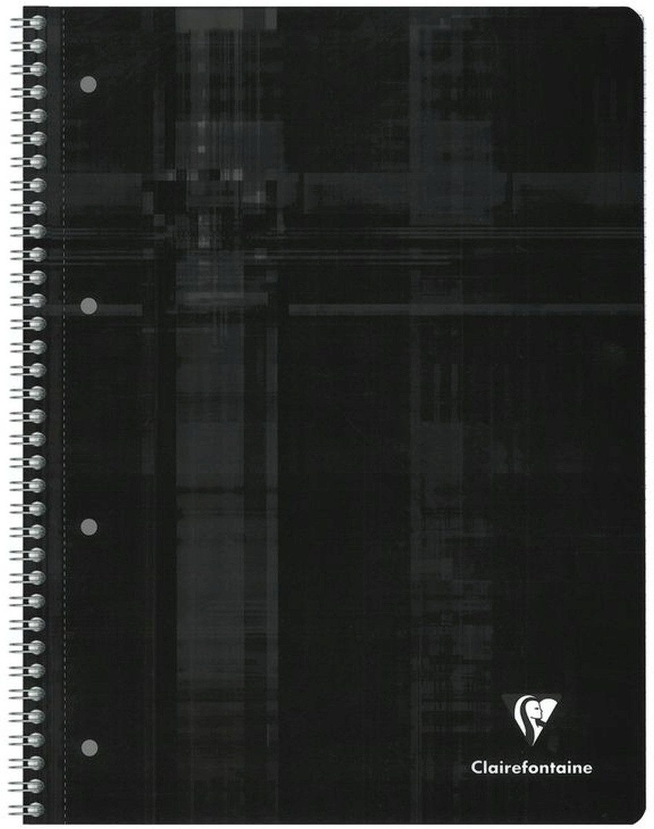 CLAIREFONTAINE Notenblock Kollegblock A4 liniert 80 Blatt farbig sortiert