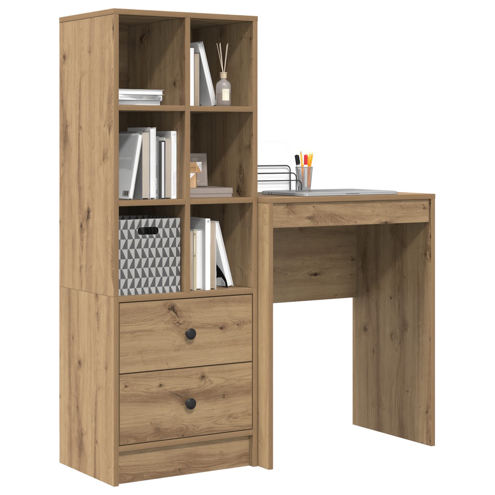 vidaXL Sideboard Schreibtisch mit Stauraum Artisan günstig online kaufen