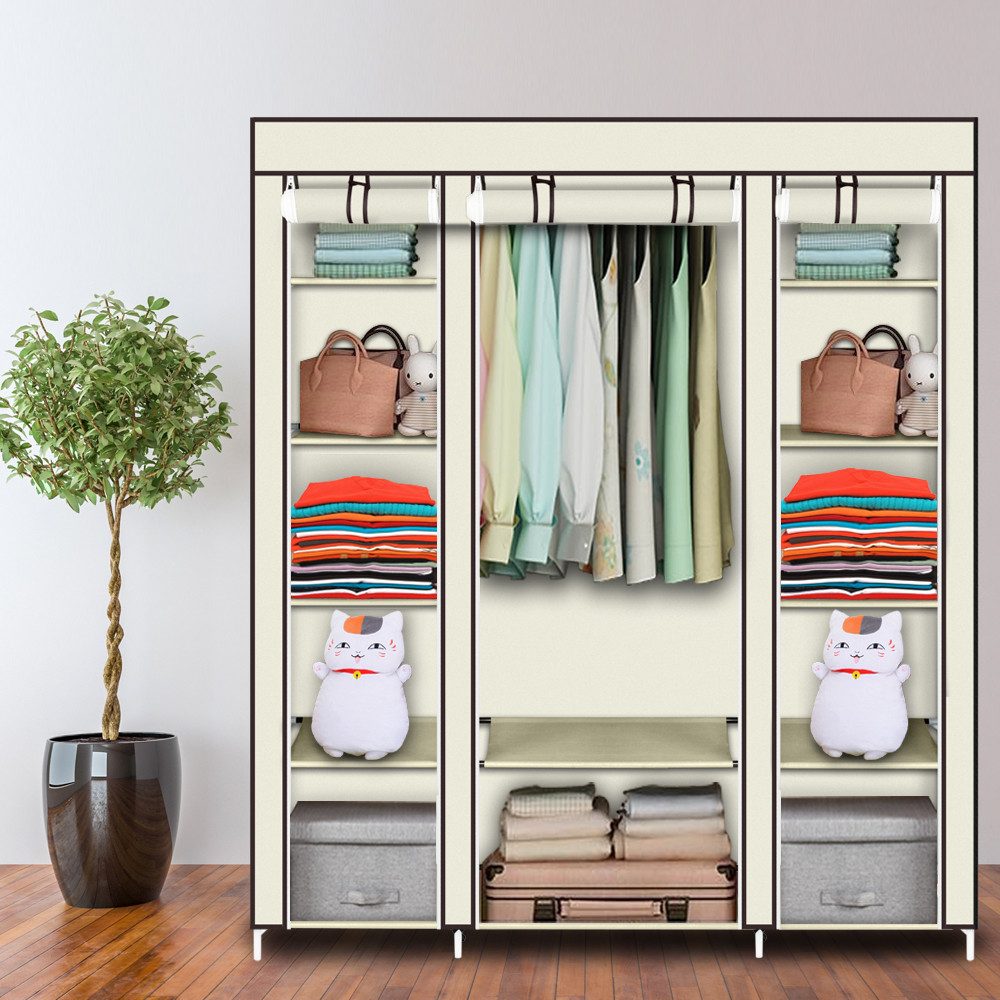 Coonoor Kleiderschrank Vliesstoff-Kleiderschrank, 5 Ebenen, 12 günstig online kaufen