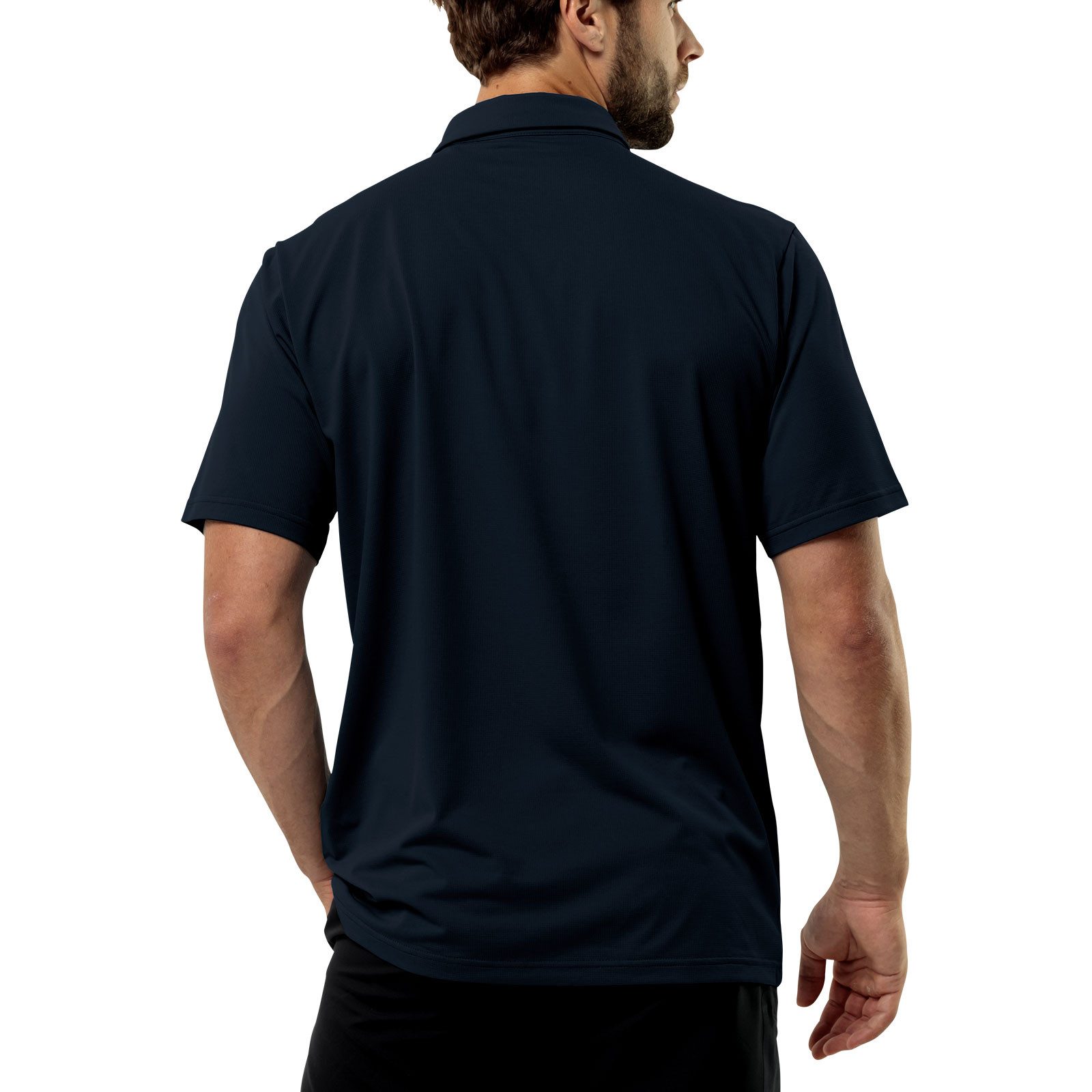 Jack Wolfskin Poloshirt Delgami Polo mit verdeckter Knopfleiste – Bild 3 von 3