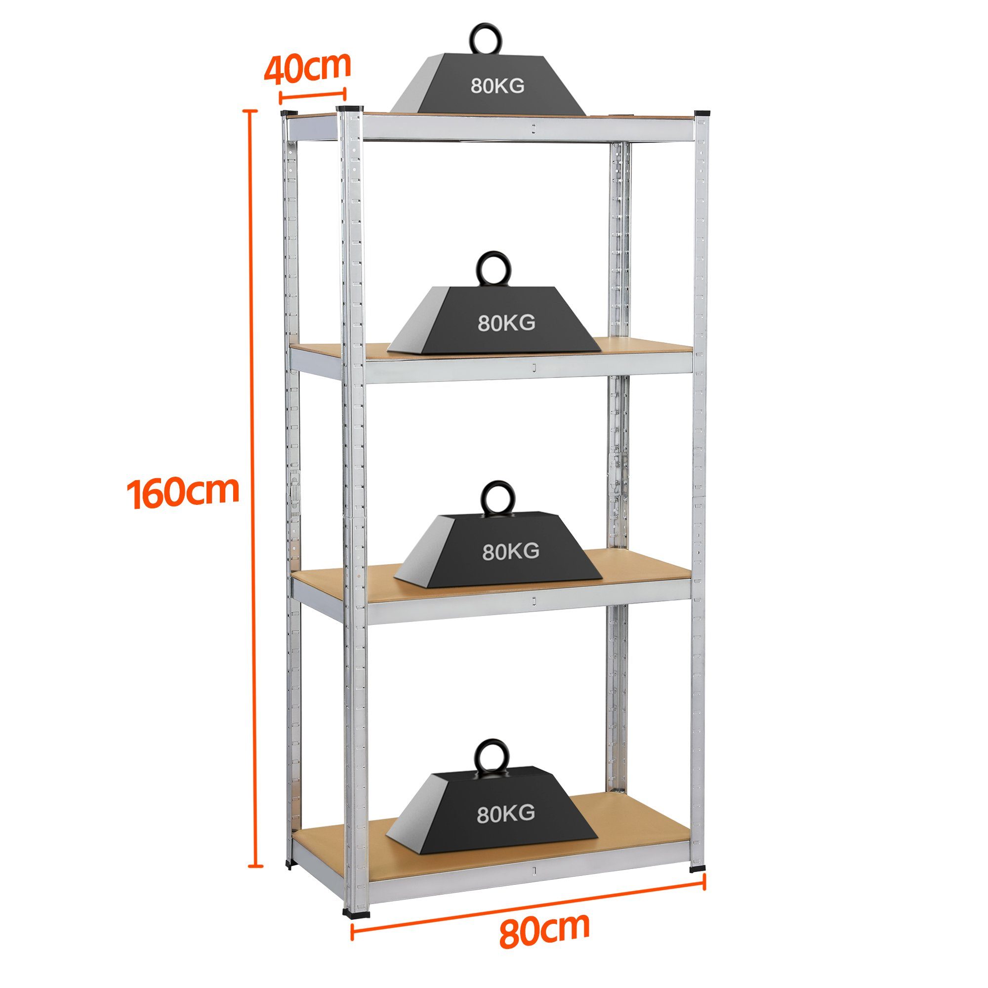 Yaheetech Schwerlastregal 160 x 160 x günstig online kaufen