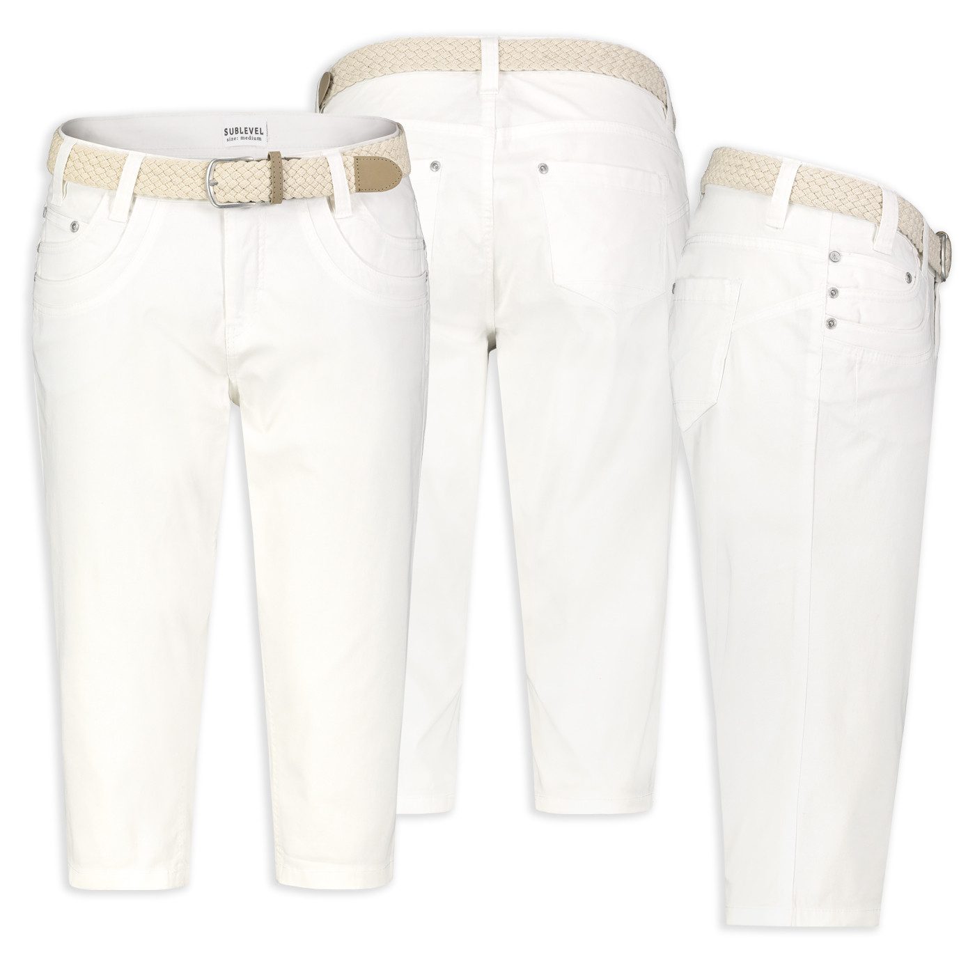 SUBLEVEL Bermudas Damen Short Bermuda 3/4 günstig online kaufen