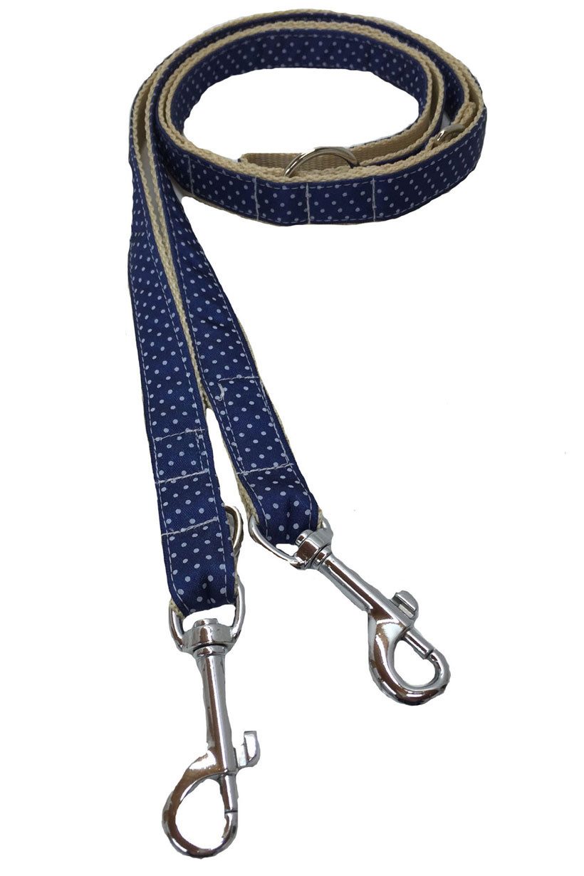 Steinnacher Bärbel Hundeleine Leine Dotti blau S, Nylon (1-tlg)