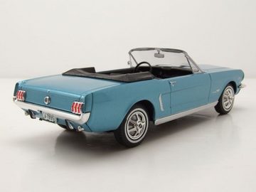 Whitebox Modellauto Ford Mustang Convertible 1965 türkis metallic Modellauto 1:24 Whitebox, Maßstab 1:24