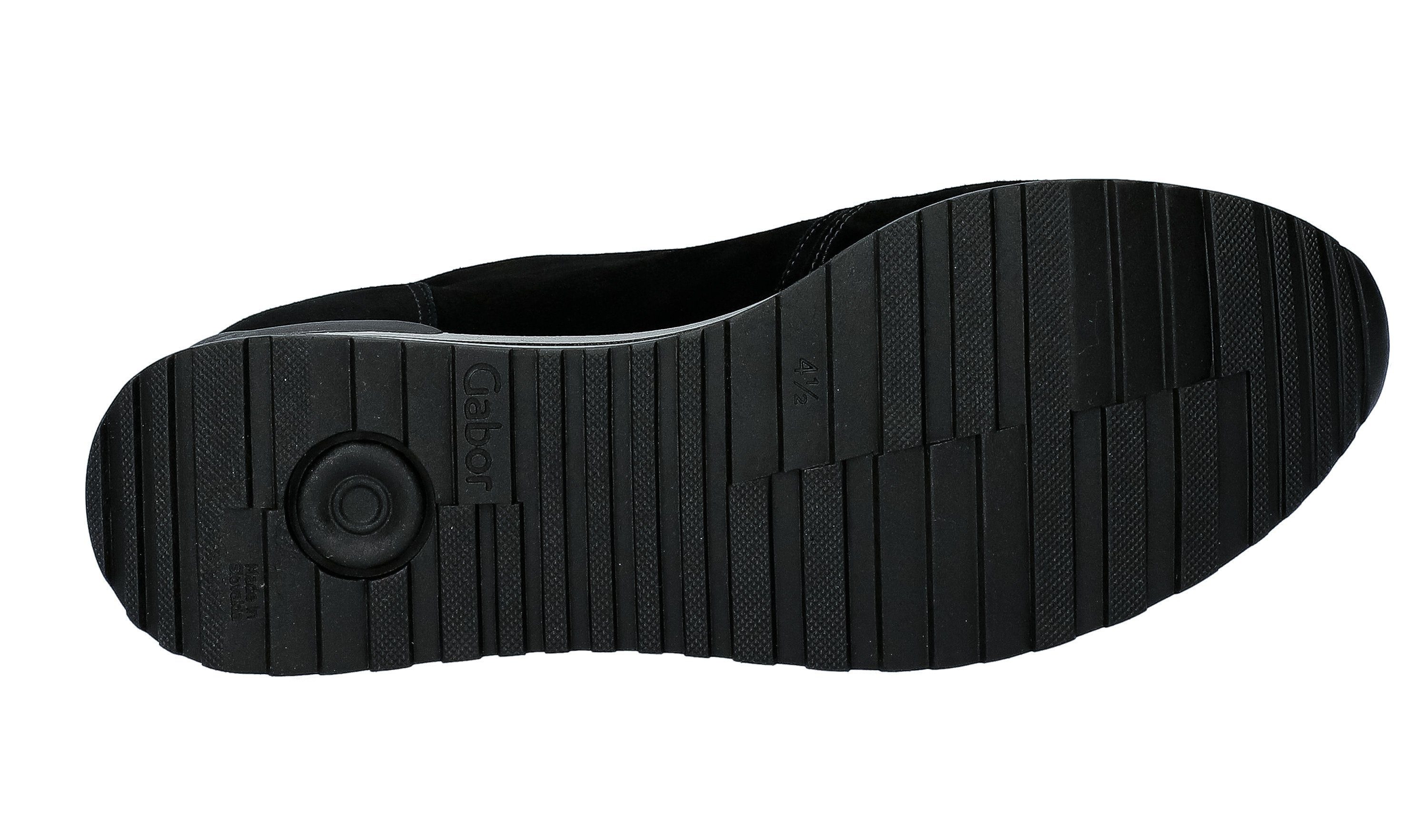 Sneaker Gabor schwarz-bunt-kombiniert-schwarz-bunt-kombiniert Comfort
