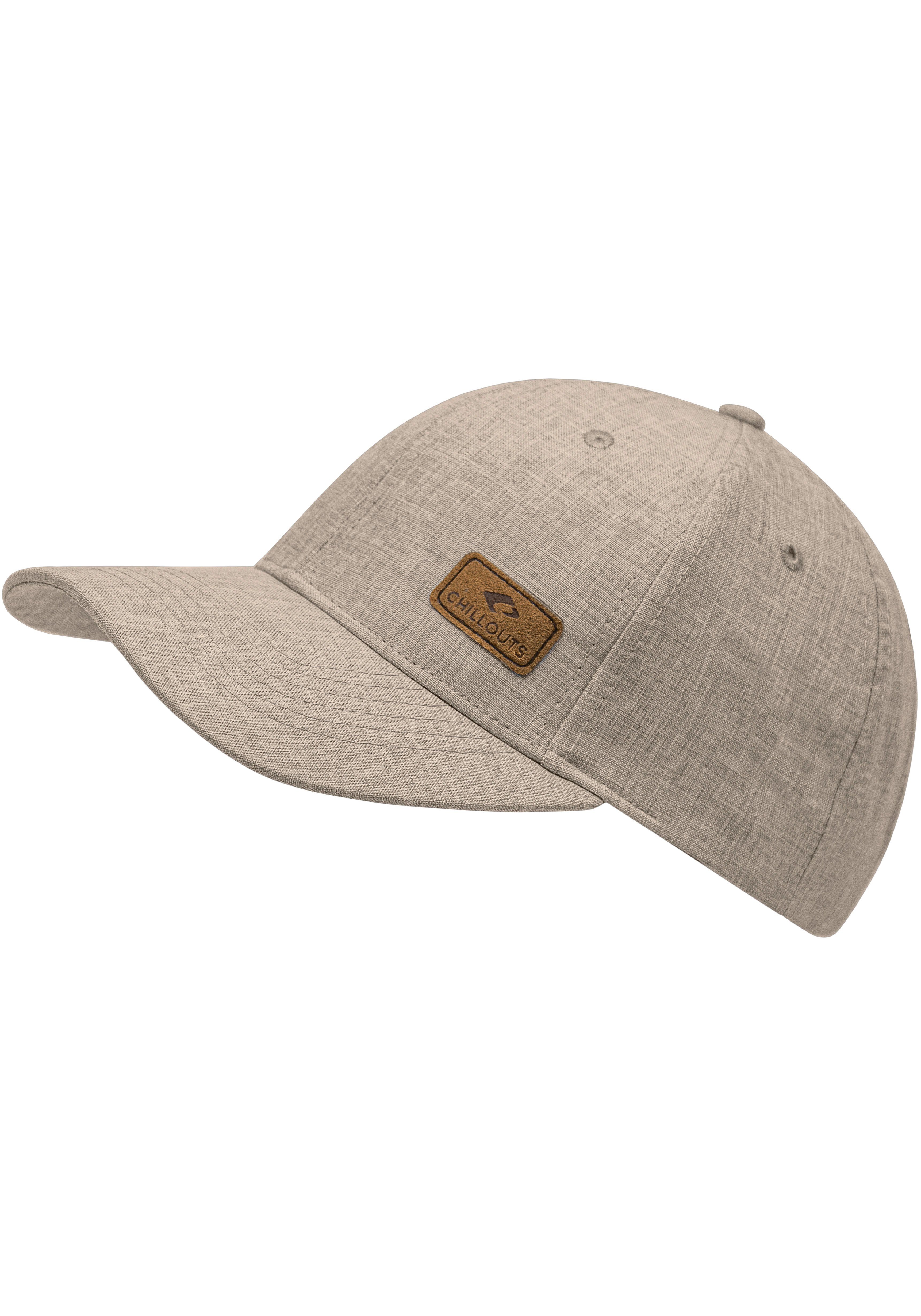 chillouts Baseball Cap in melierter Amadora verstellbar beige Hat Size, Optik, One