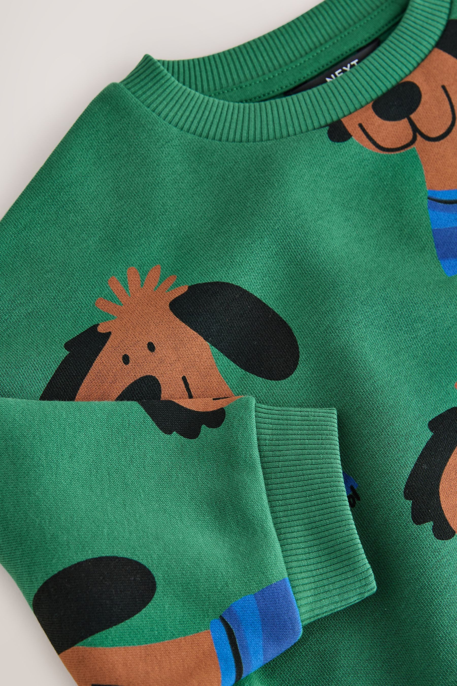 Next Sweater Oberteil mit Rundhalsausschnitt und Print (1-tlg)