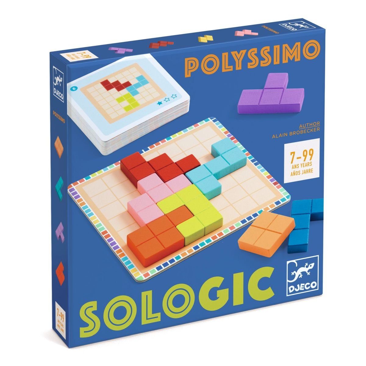 Denkspiel DJ08451 Logik- und Polyssimo DJECO Spiel, SOLOGIC