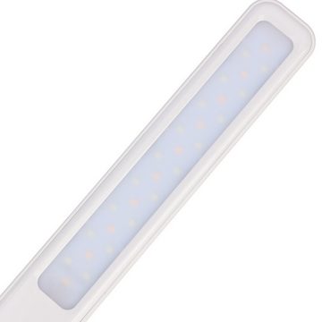 Retoo LED Schreibtischlampe Schreibtischlampe LED Tischlampe Dimmbar mit Ladefunktion, Minimalistischer Look, Neigungswinkelverstellung, Vielseitigkeit