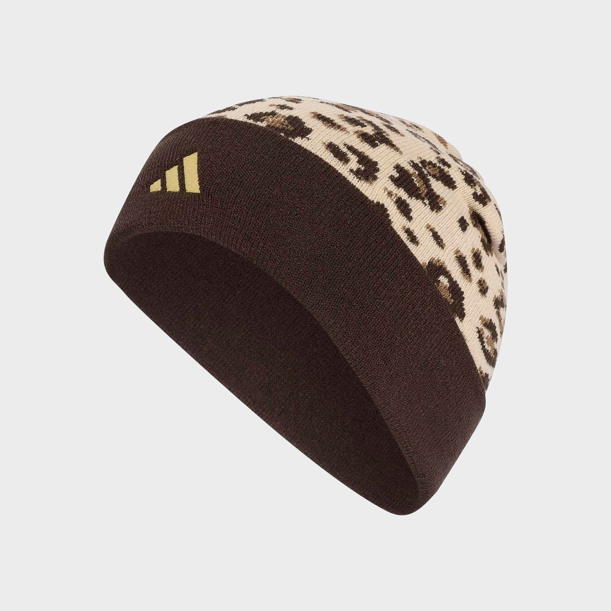 adidas Sportswear Beanie LEO GRAFIK BEANIE sportliche Beanie, mit Leo-Grafik, aus glatt gestricktem Material