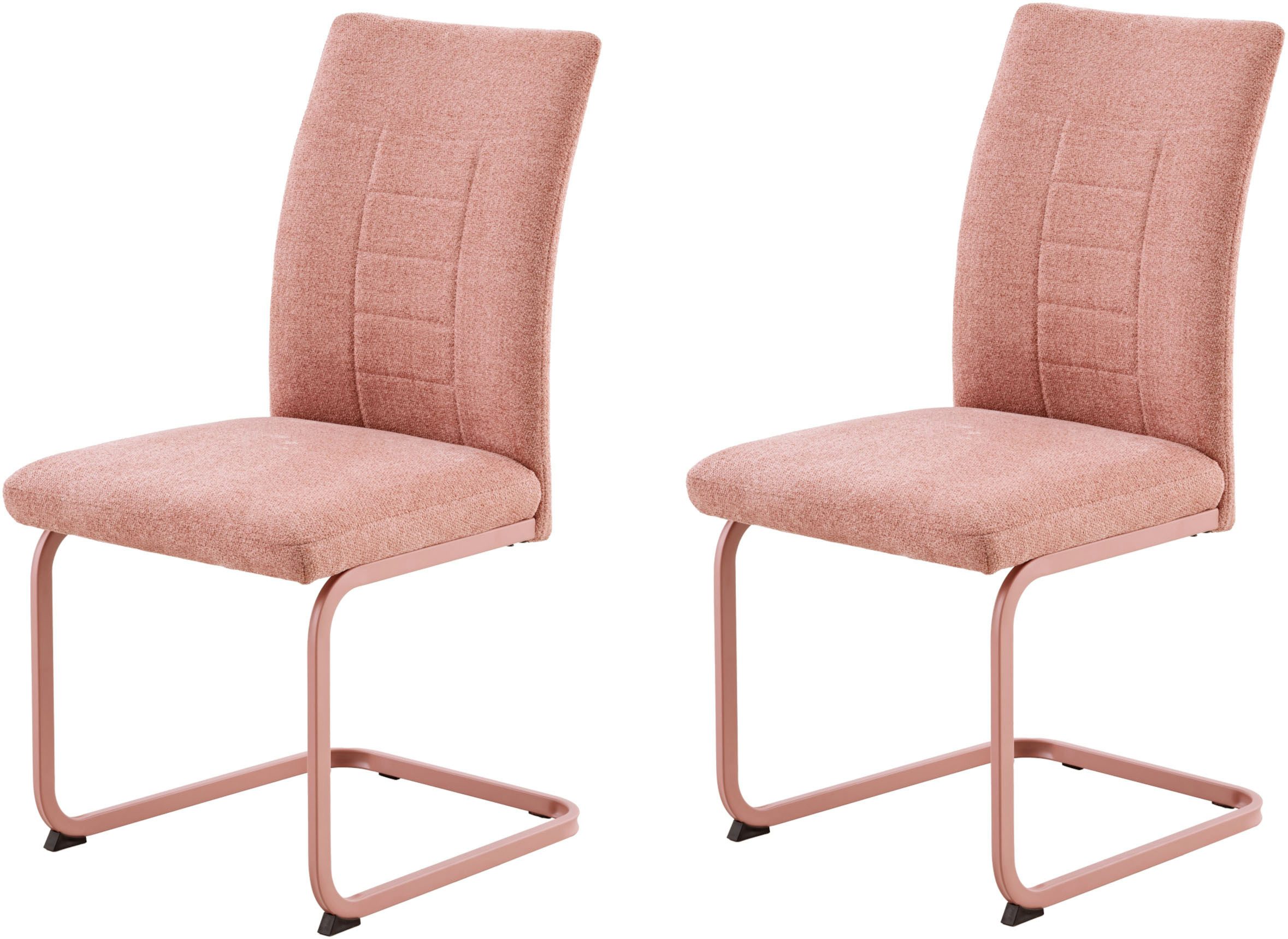 HELA Freischwinger AUGUSTA (Set, 2 St), Schwinger, XL-Sitzbreite, Wellenfederung, 140kg belastbar