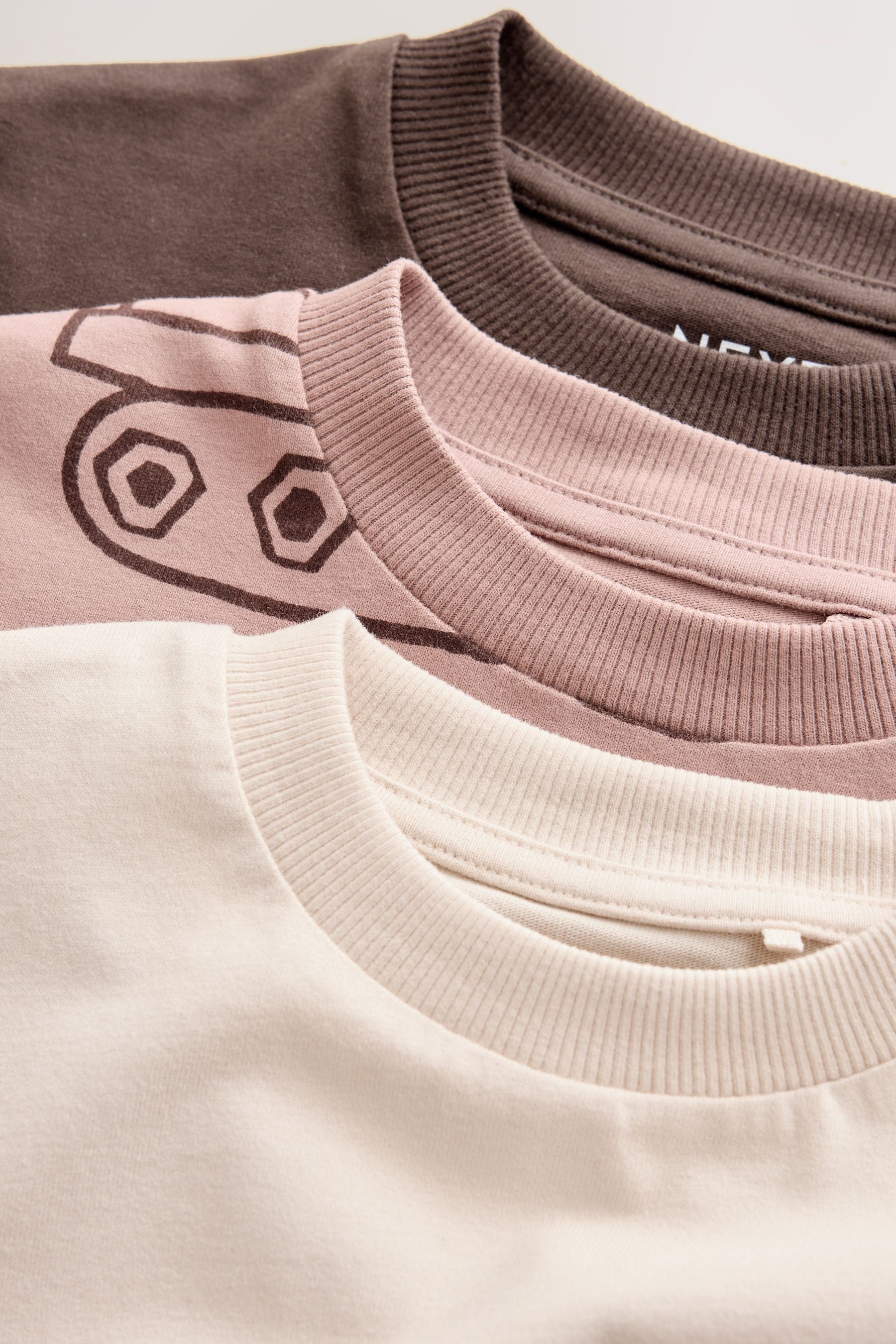 Next Langarmshirt 3er-Pack Langarmshirts mit Grafik (3-tlg) – Bild 3 von 5