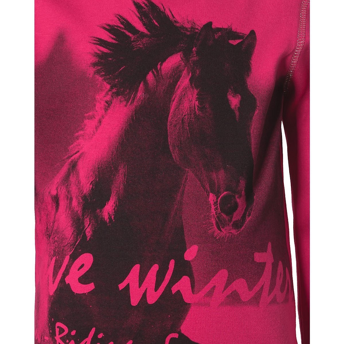 Kinder Teens (Gr. 128 - 182) RED HORSE Langarmshirt Langarmshirt für Mädchen, Organic Cotton