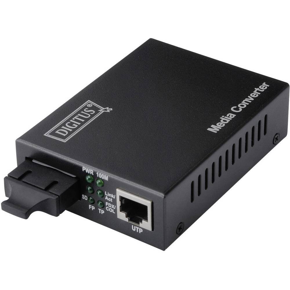 Singlemode, 10/100Base-TX zu 100Base-FX, Inkl. Medienkonverter