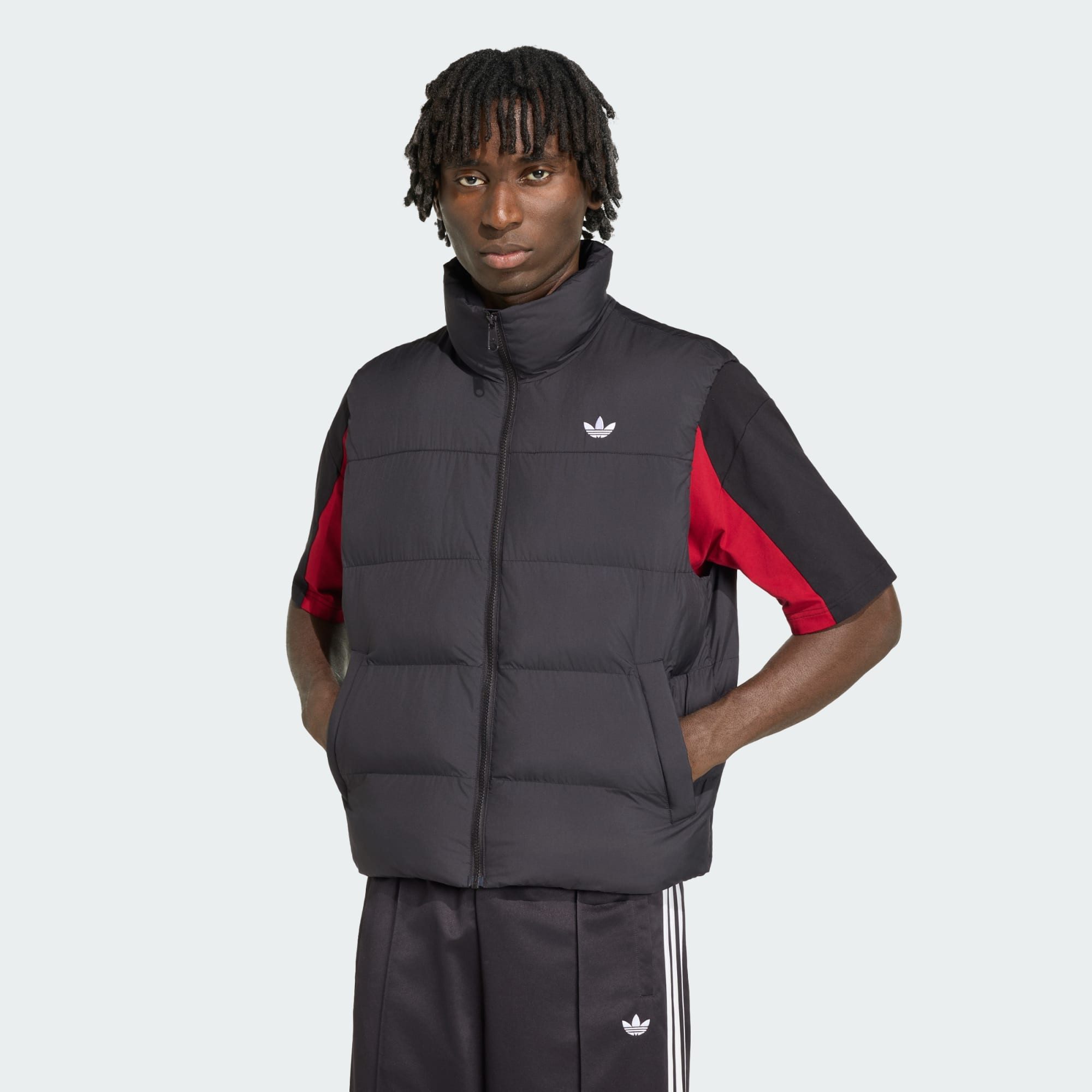 adidas Originals Steppweste REGENWESTE, STEHKRAGEN (1-tlg)